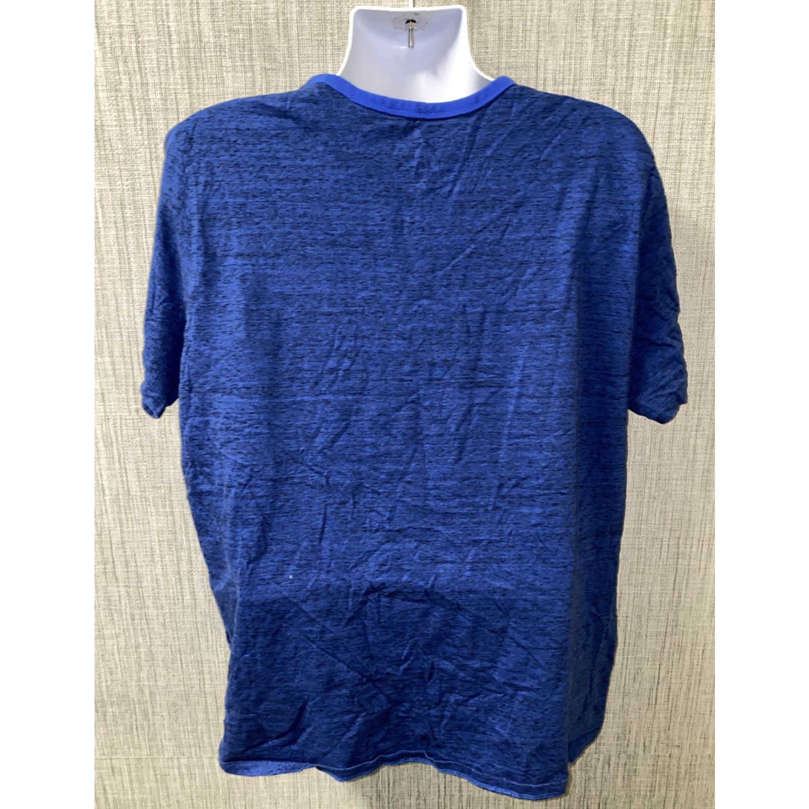 Nike Nike T-Shirt Mens 2XL Short Sleeve Cotton Blue Basic Tee Regular Fit Size US XXL / EU 58 / 5 - 3 Thumbnail