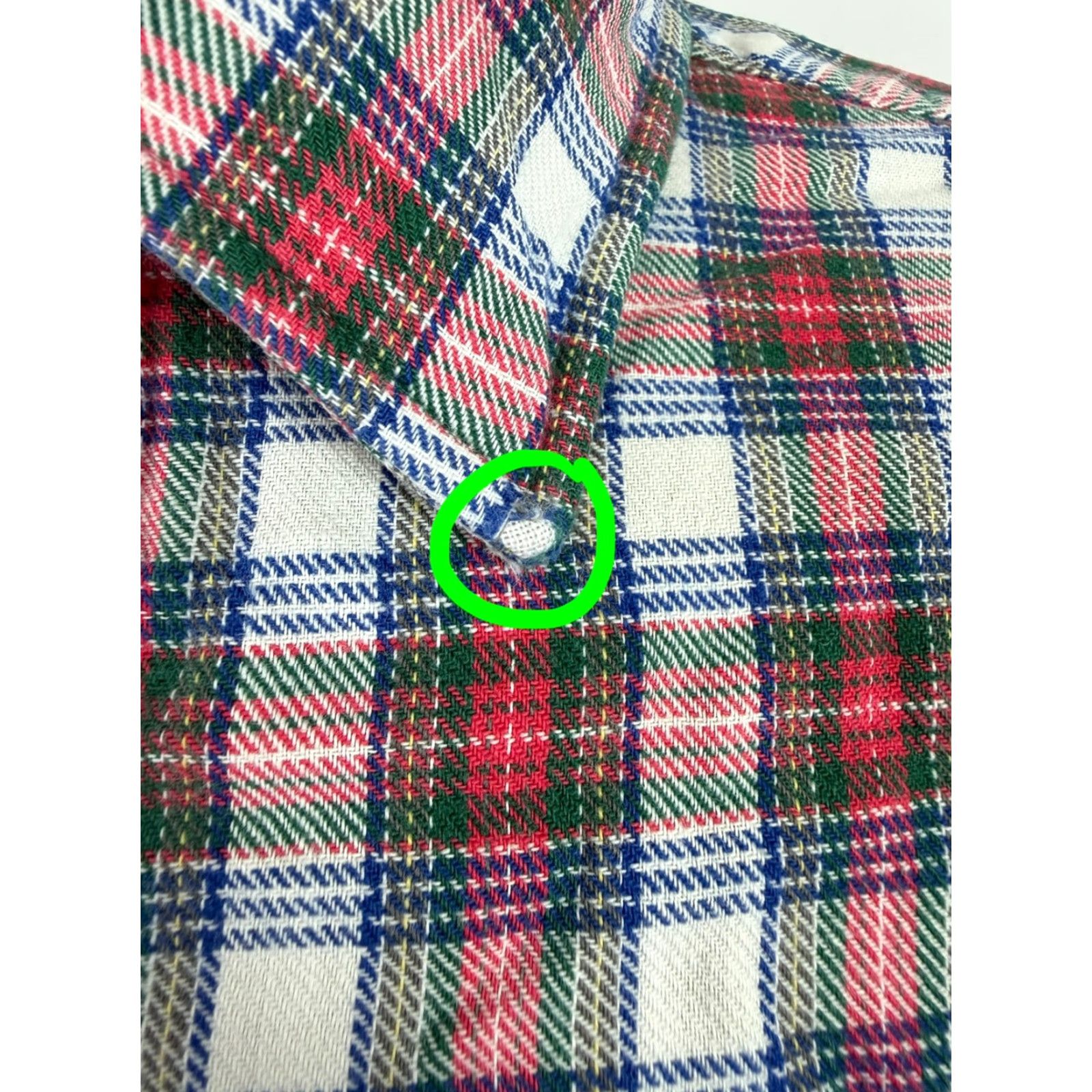 Arrow VINTAGE 80s Arrow Flannel Shirt Men Medium Lightweight Plaid Button-Up Grunge Hipster Size US M / EU 48-50 / 2 - 4 Thumbnail