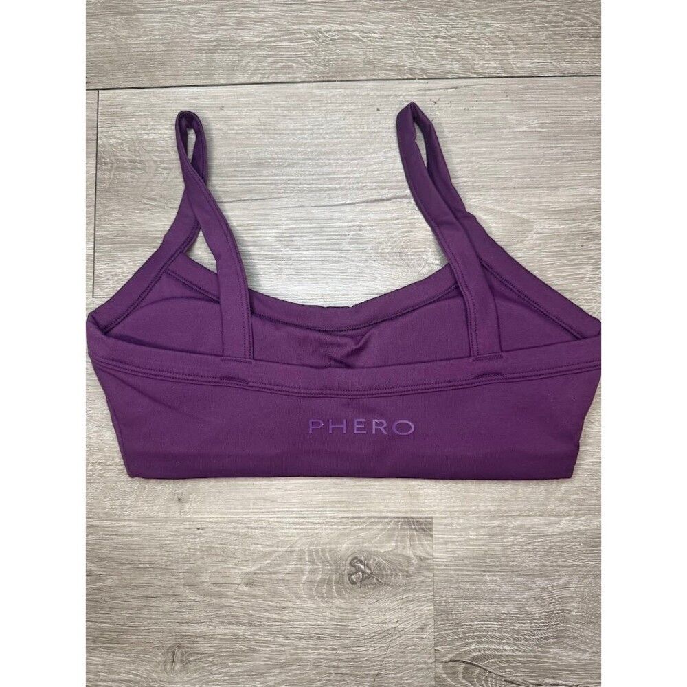 Other Plum Purple 3 Pcs Matching Athleisure Set Jacket Leggings S Size 27" / US 4 / IT 40 - 4 Thumbnail