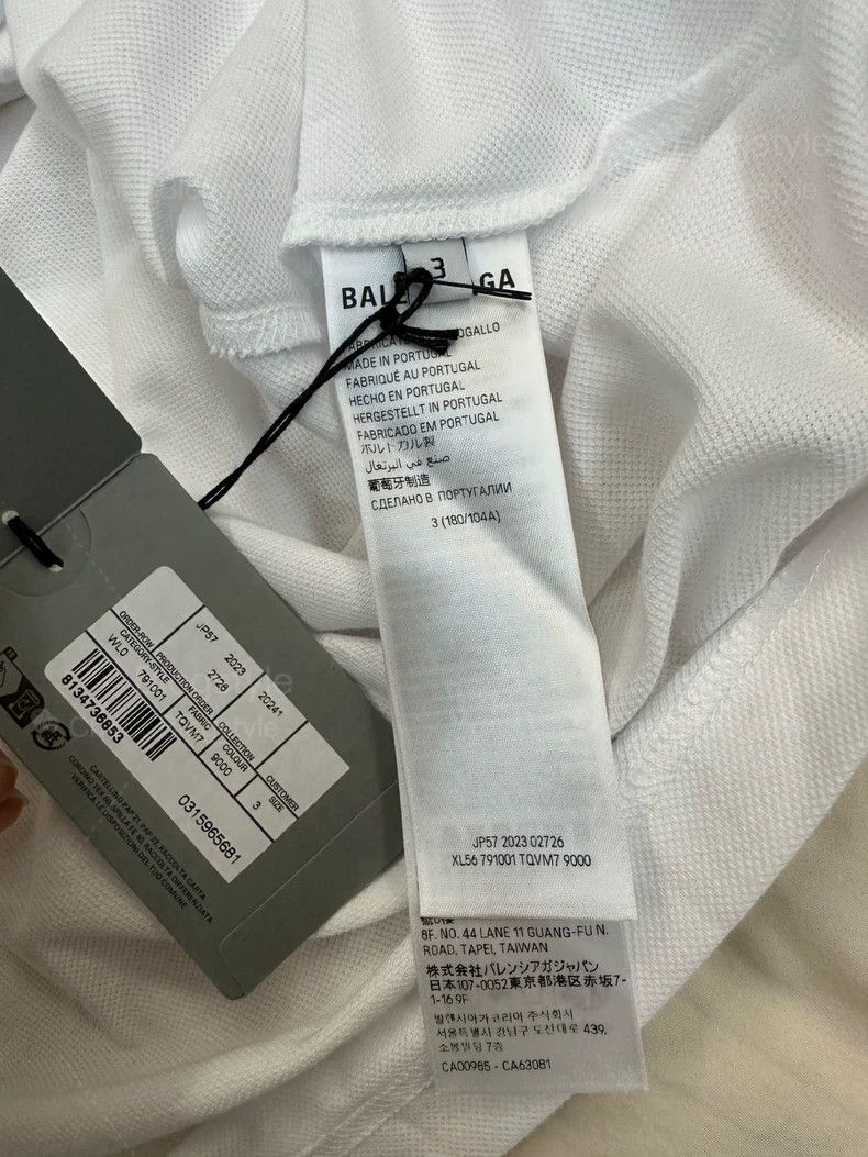 Balenciaga Balenciaga Logo Embroidered Polo Short-Sleeve T-Shirt Size US L / EU 52-54 / 3 - 6 Thumbnail