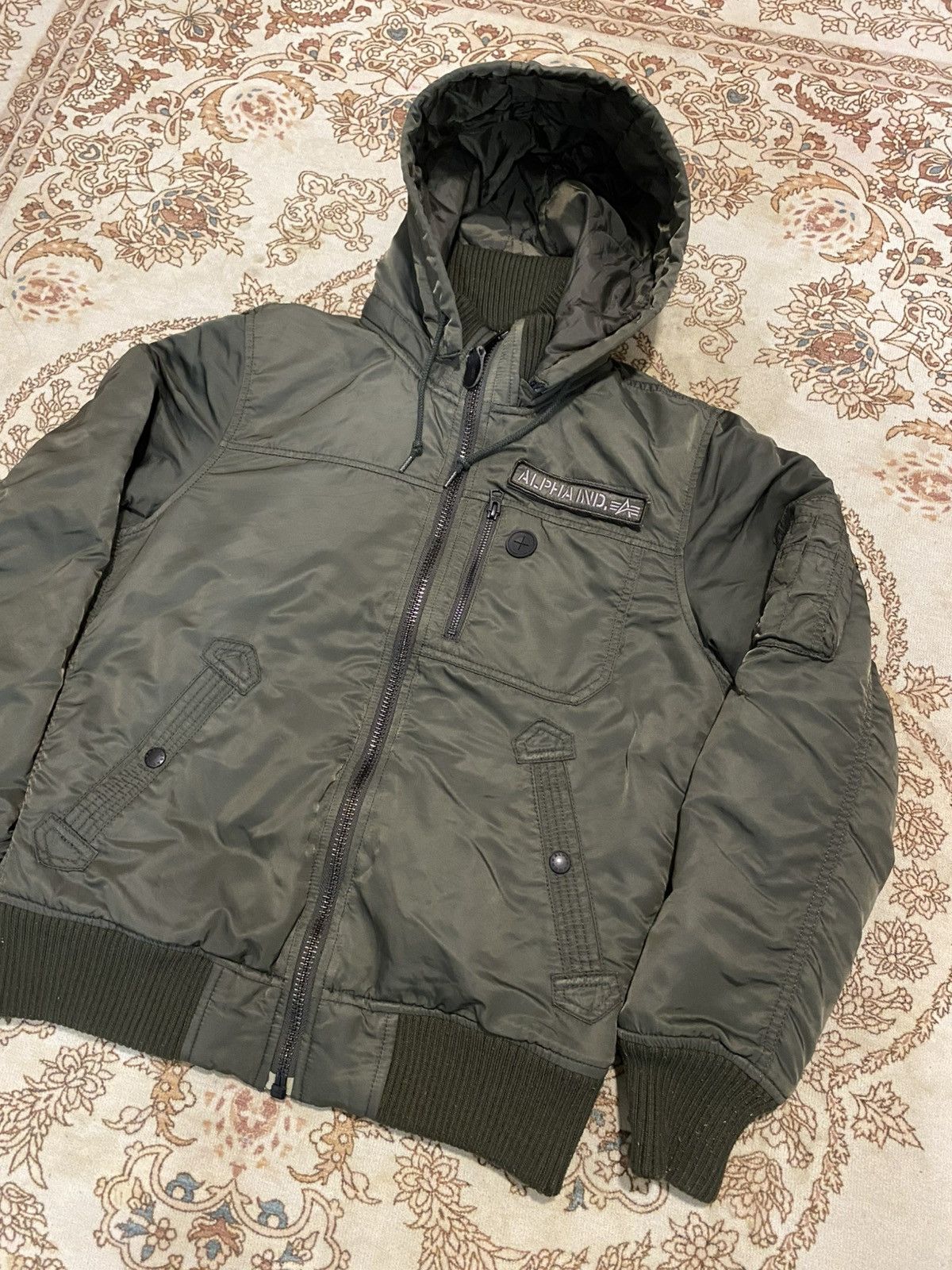 Alpha Industries × Vintage Vintage Alpha Industries Thermolite Hooded Jacket Size US M / EU 48-50 / 2 - 3 Thumbnail