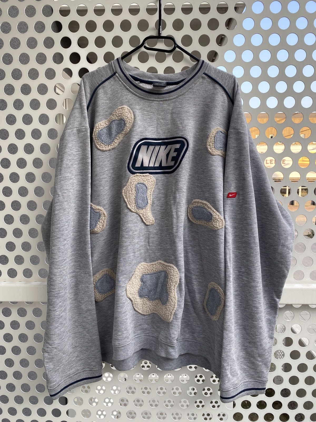 Vintage Nike Custom Coog Center Swoosh Oversize Hoodie Y2K