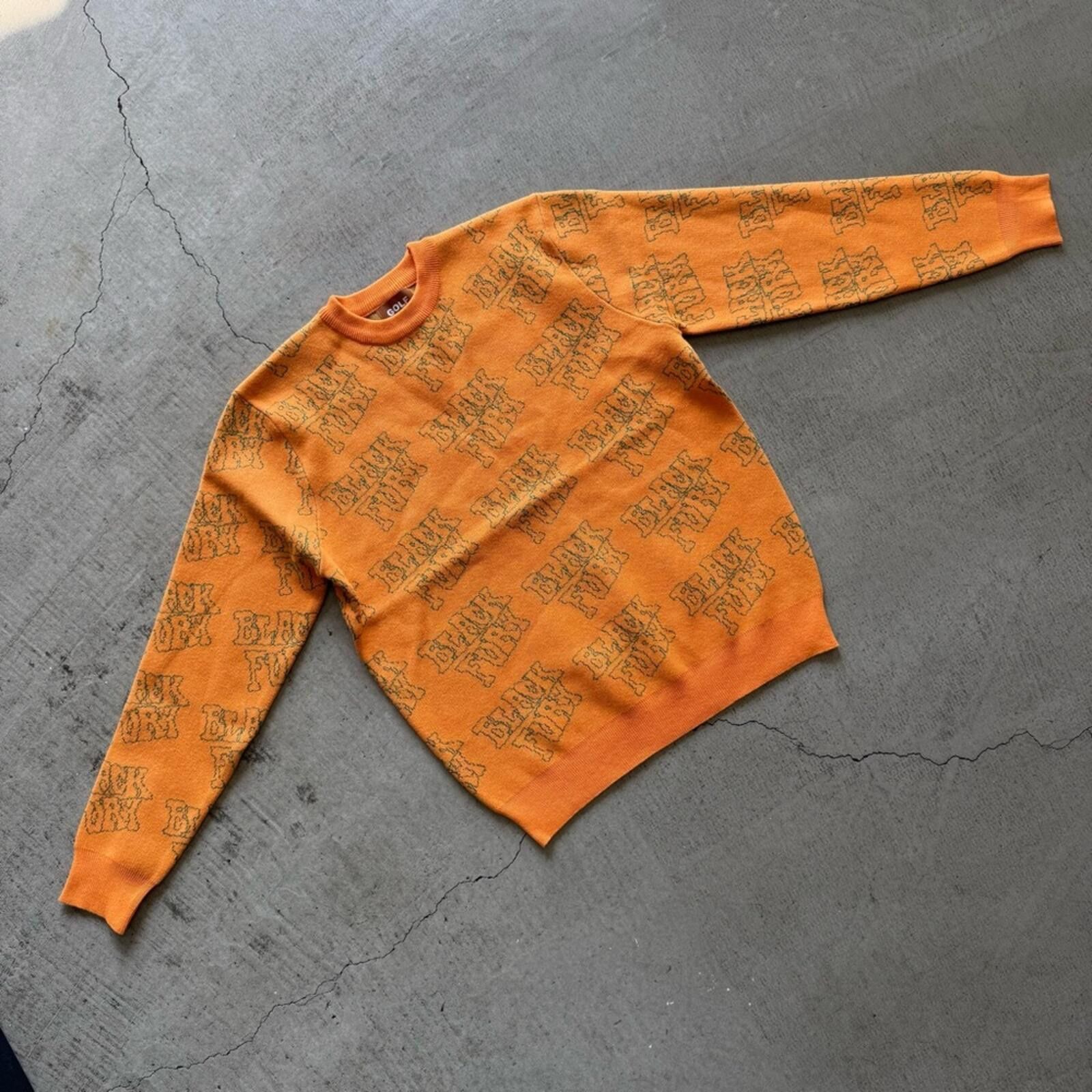 Golf Wang Golf Wang / Black Fury Jacquard Sweater / Orange Size US S / EU 44-46 / 1 - 2 Thumbnail