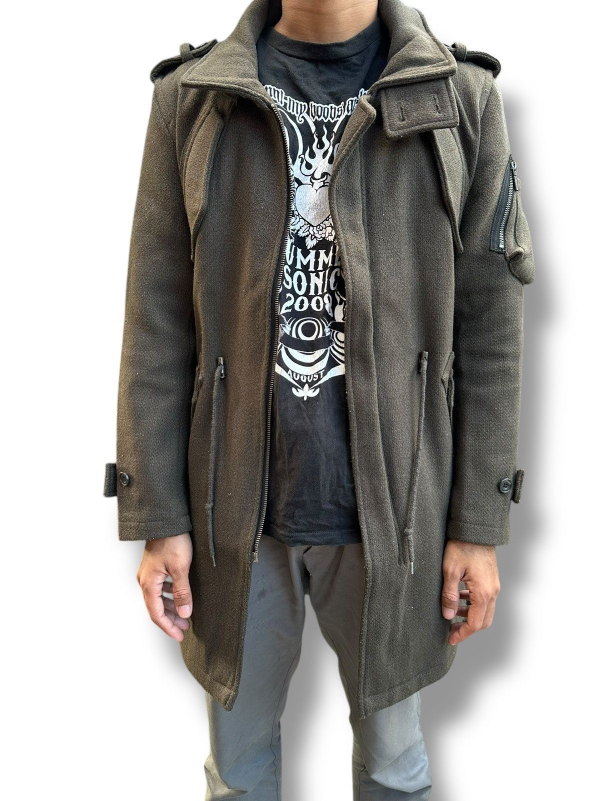 Tornado Mart 🇯🇵 TORNADO MART HEAVY PARKA WOOL MILITARY JACKET Size US M / EU 48-50 / 2 - 11 Thumbnail
