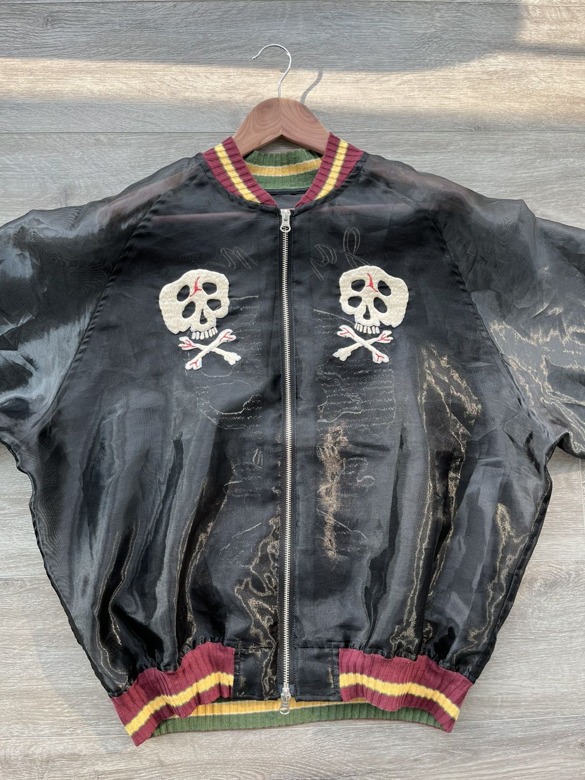 AMERI×STUDIOUS lillybell souvenir jacket