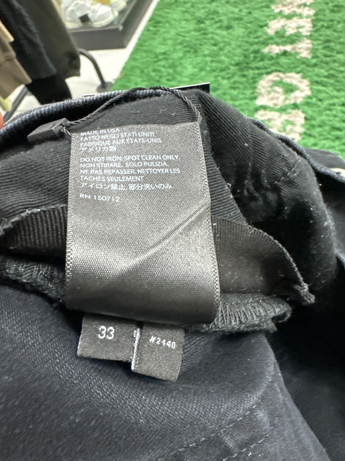 Amiri Amiri black leopard patch Size US 33 - 4 Thumbnail