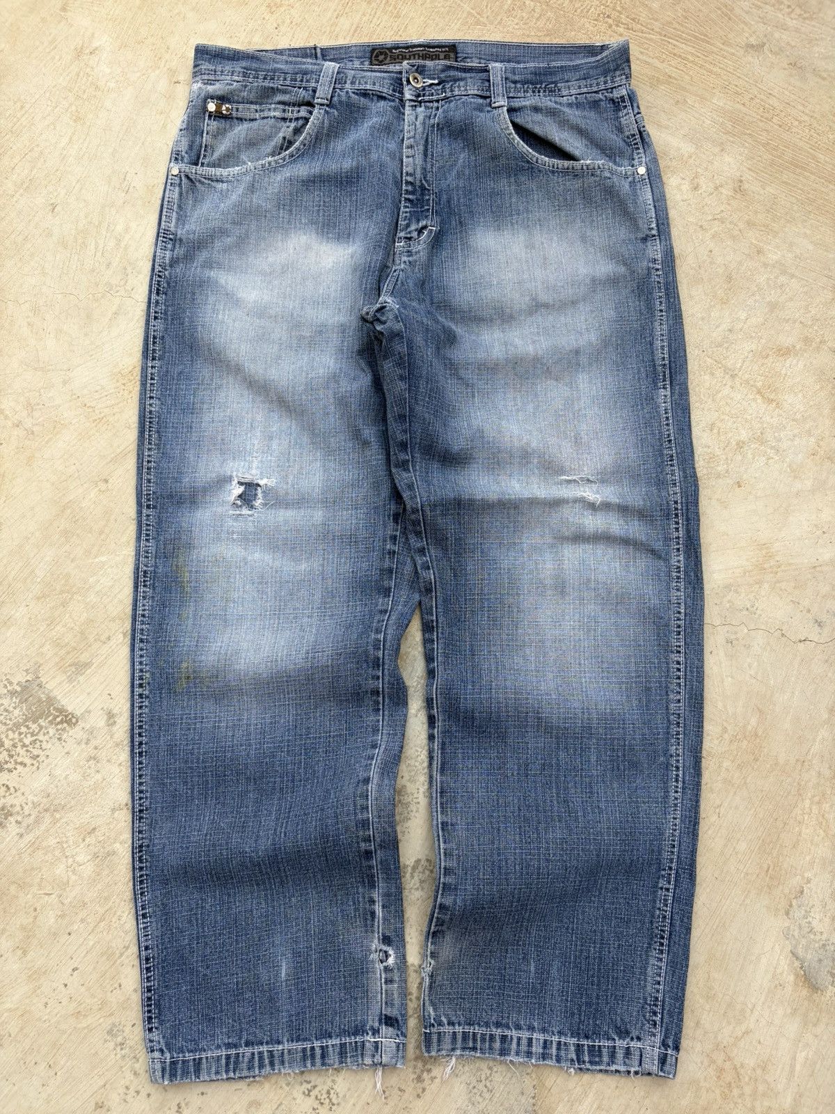 Southpole Vintage 90s SouthPole Brown Tabs Jeans Size US 38 / EU 54 - 4 Thumbnail