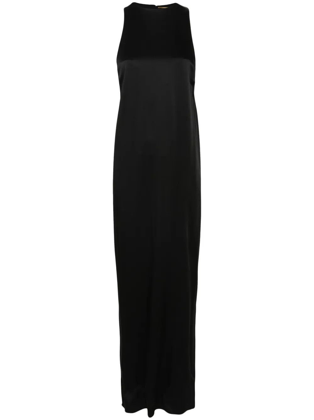 Saint Laurent Paris o1y0126 Maxi Dress in Black Size S / US 4 / IT 40 - 1 Thumbnail
