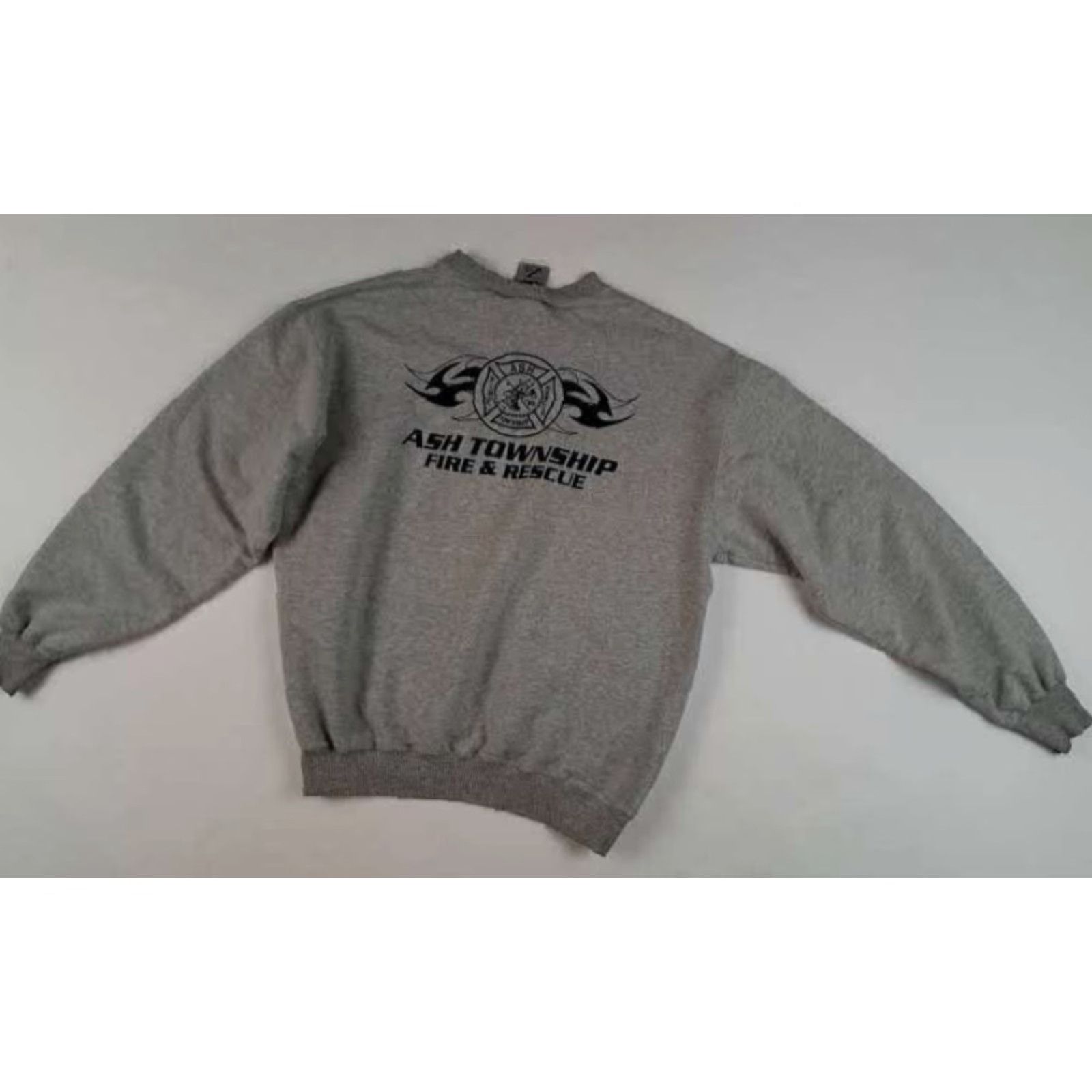 Jerzees Ash Township Fire and Rescue Large Grey Sweatshirt Jerzees L Men Pullover Golf Style? Size US L / EU 52-54 / 3 - 2 Thumbnail