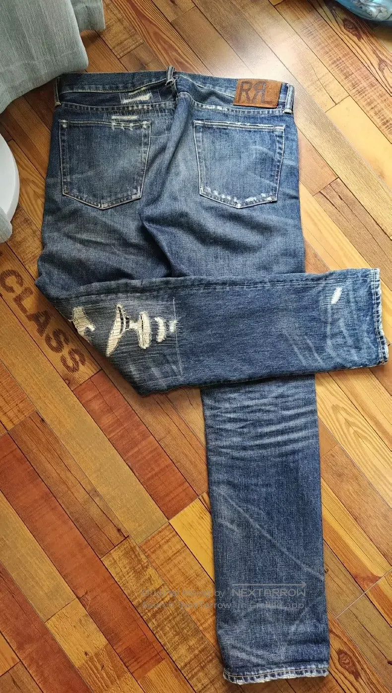 RRL Ralph Lauren RRL Ralph Lauren Old classic disrupted Niuwang jeans Size US 34 / EU 50 - 3 Thumbnail