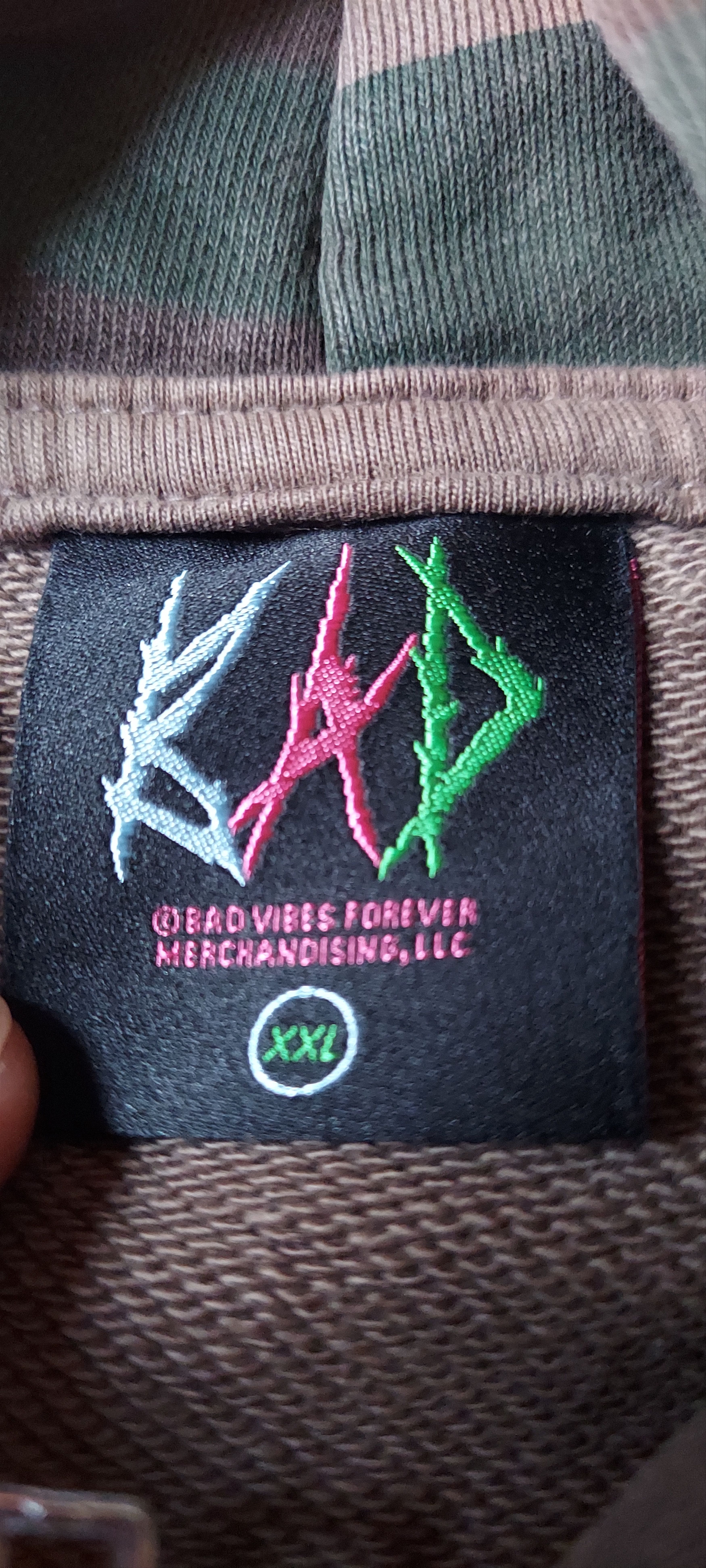 Revenge XXXTENTACION XXL Hoodie Bad Vibes Forever Embroidered Size US XXL / EU 58 / 5 - 5 Thumbnail