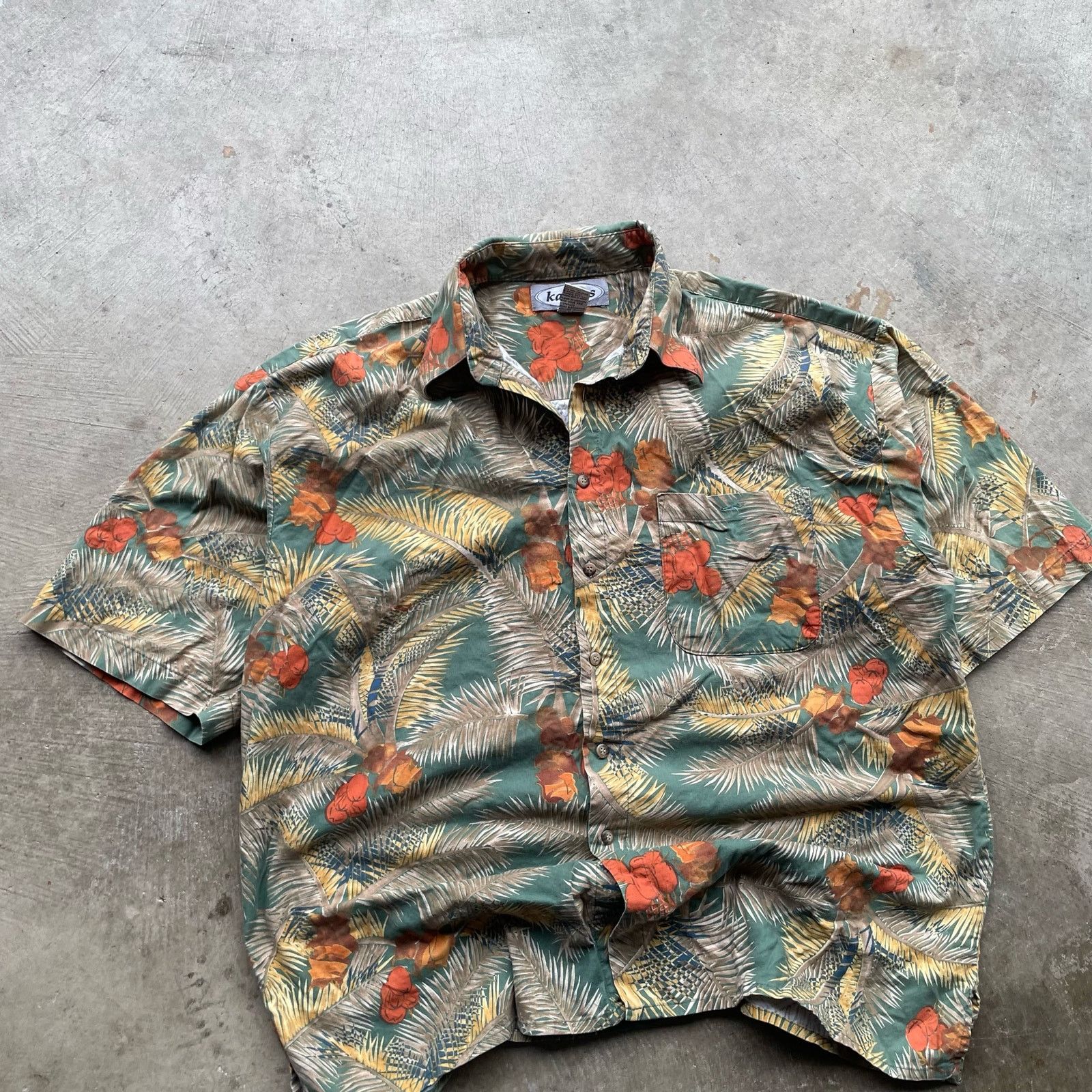 Vintage VINTAGE 80S 90S HAWAIIAN SHIRT KANSAS SZ LARGE Size US L / EU 52-54 / 3 - 1 Thumbnail