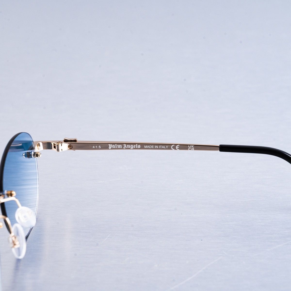 Palm Angels PALM ANGELS CRYSTAL GOLD BLUE GRADIENT SUNGLASSES Size ONE SIZE - 6 Thumbnail