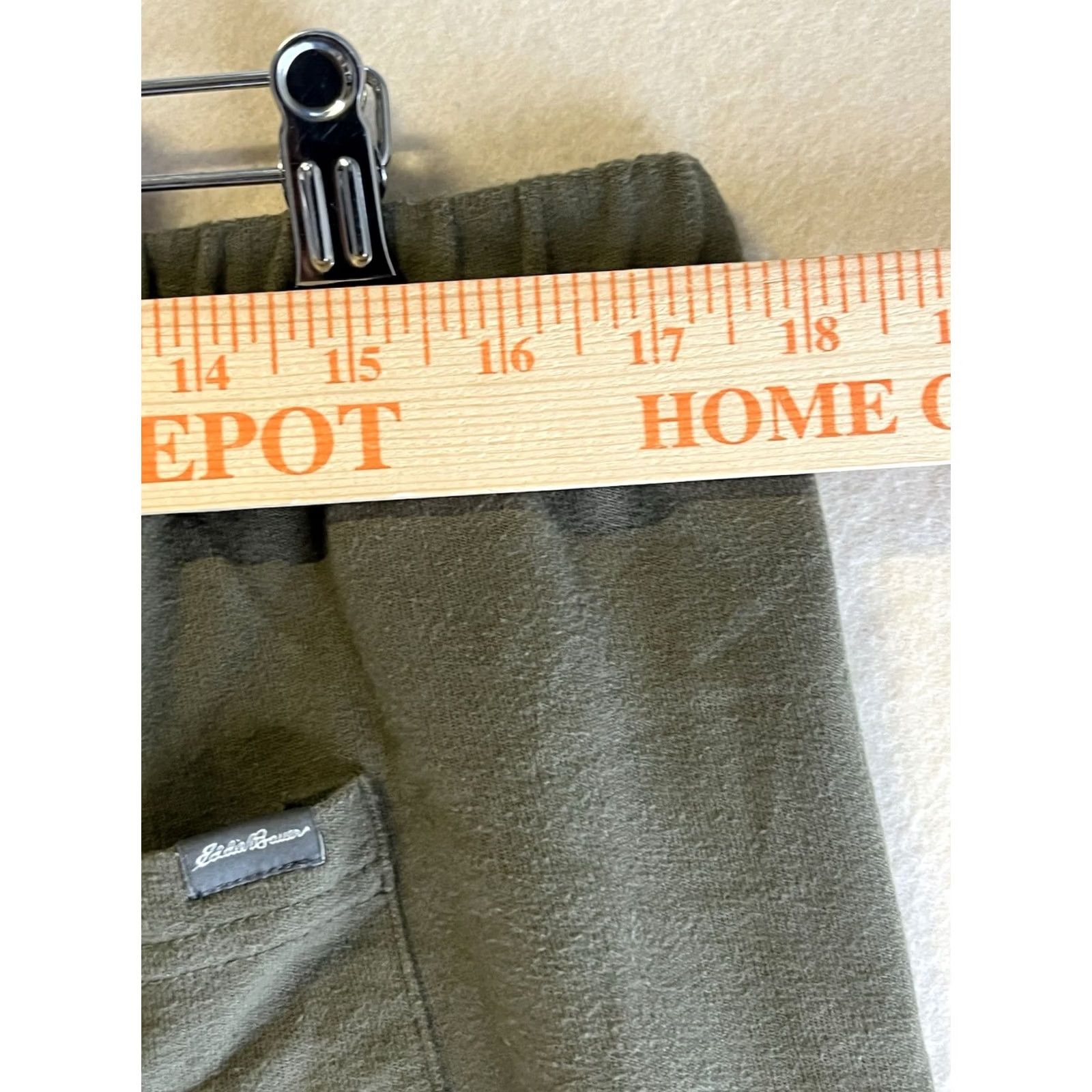 Eddie Bauer Eddie Bauer Shorts Mens XL Green Sleepwear Elastic Waist Drawstring Loungewear Sweat Shorts Size US 36 / EU 52 - 3 Thumbnail
