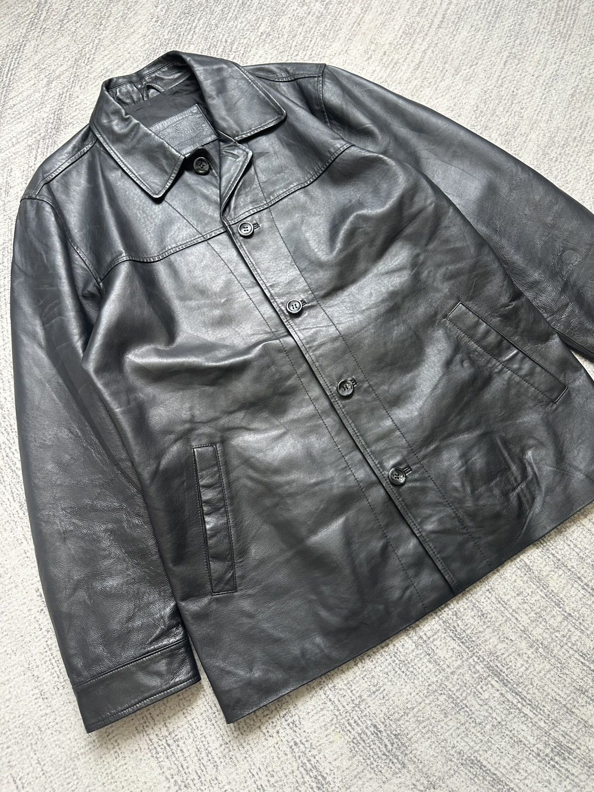 Leather Vintage Target Leather Jacket Size US XL / EU 56 / 4 - 3 Thumbnail