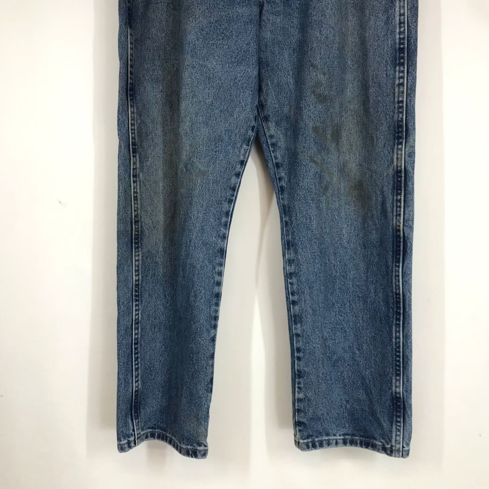 Wrangler VINTAGE Wrangler George Strait Collection Mens Blue Jeans 36x30 Medium Wash 1031MGSHD Size US 36 / EU 52 - 3 Thumbnail