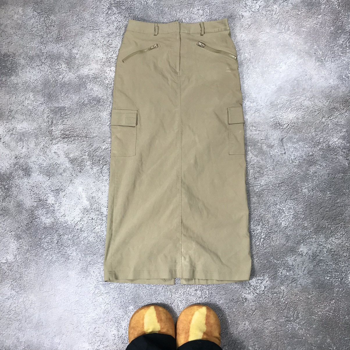 If Six Was Nine vintage y2k maxi skirt japan cargo nylon streetwear Size 30" / US 8 / IT 44 - 1 Thumbnail