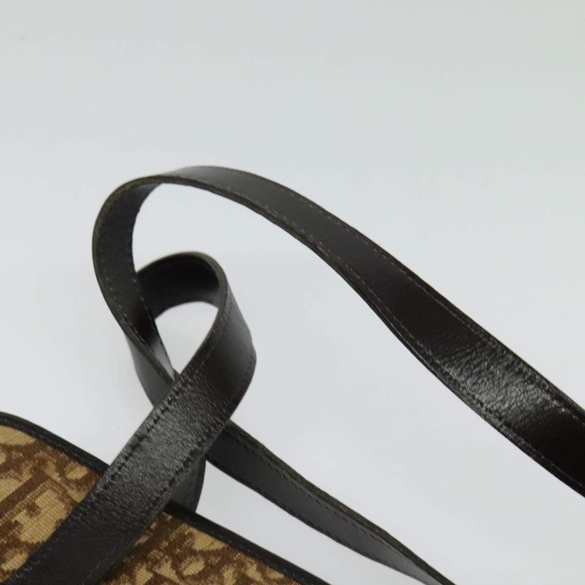 Dior DIOR Trotter Canvas Hand Bag Brown Gold Size ONE SIZE - 8 Thumbnail