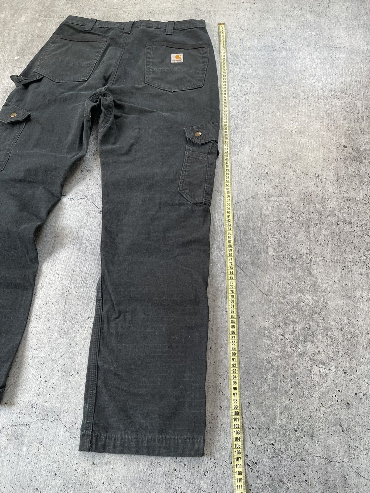 Carhartt × Vintage (33x32) Crazy Faded Vintage Carhartt Carpenter Pants Size US 33 - 15 Thumbnail