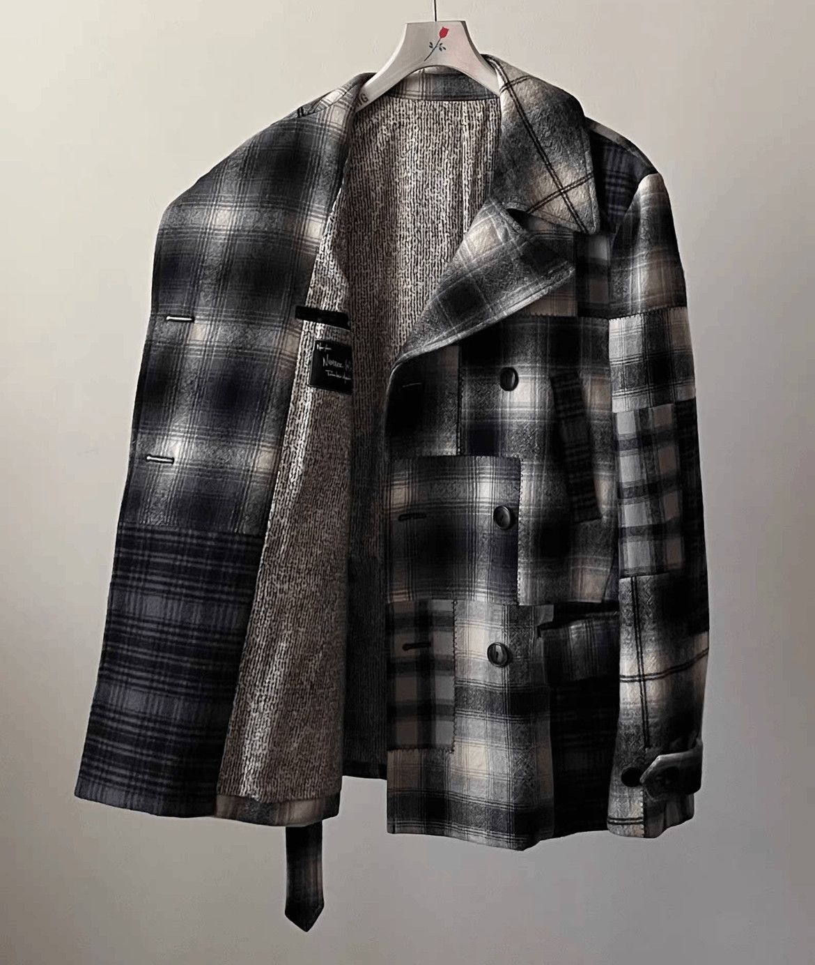 Number (N)ine Number (N)ine Sz 2 Number Nine 07AW Plaid Patches Jacket-2 Size US M / EU 48-50 / 2 - 3 Thumbnail