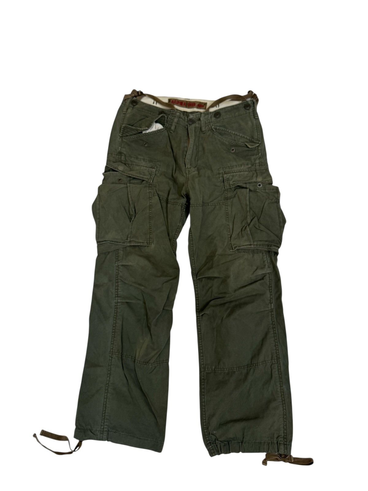Alpha Industries vintage Alpha Industries military multi-pocket cargo pants Size US 33 - 2 Thumbnail