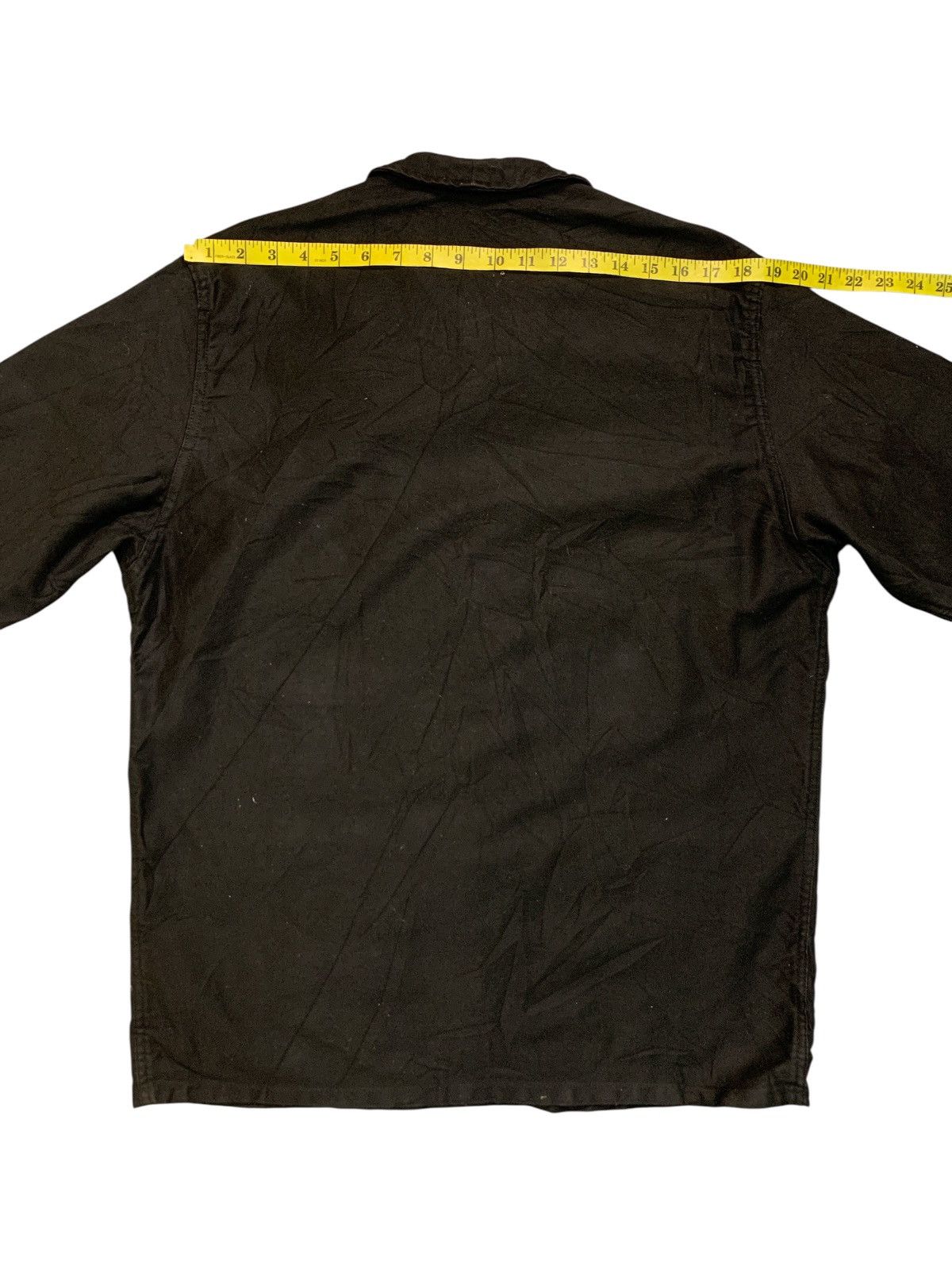 Other Rare Vintage Adolphe Lafont Black Moleskin Chore Jacket Size US L / EU 52-54 / 3 - 10 Thumbnail