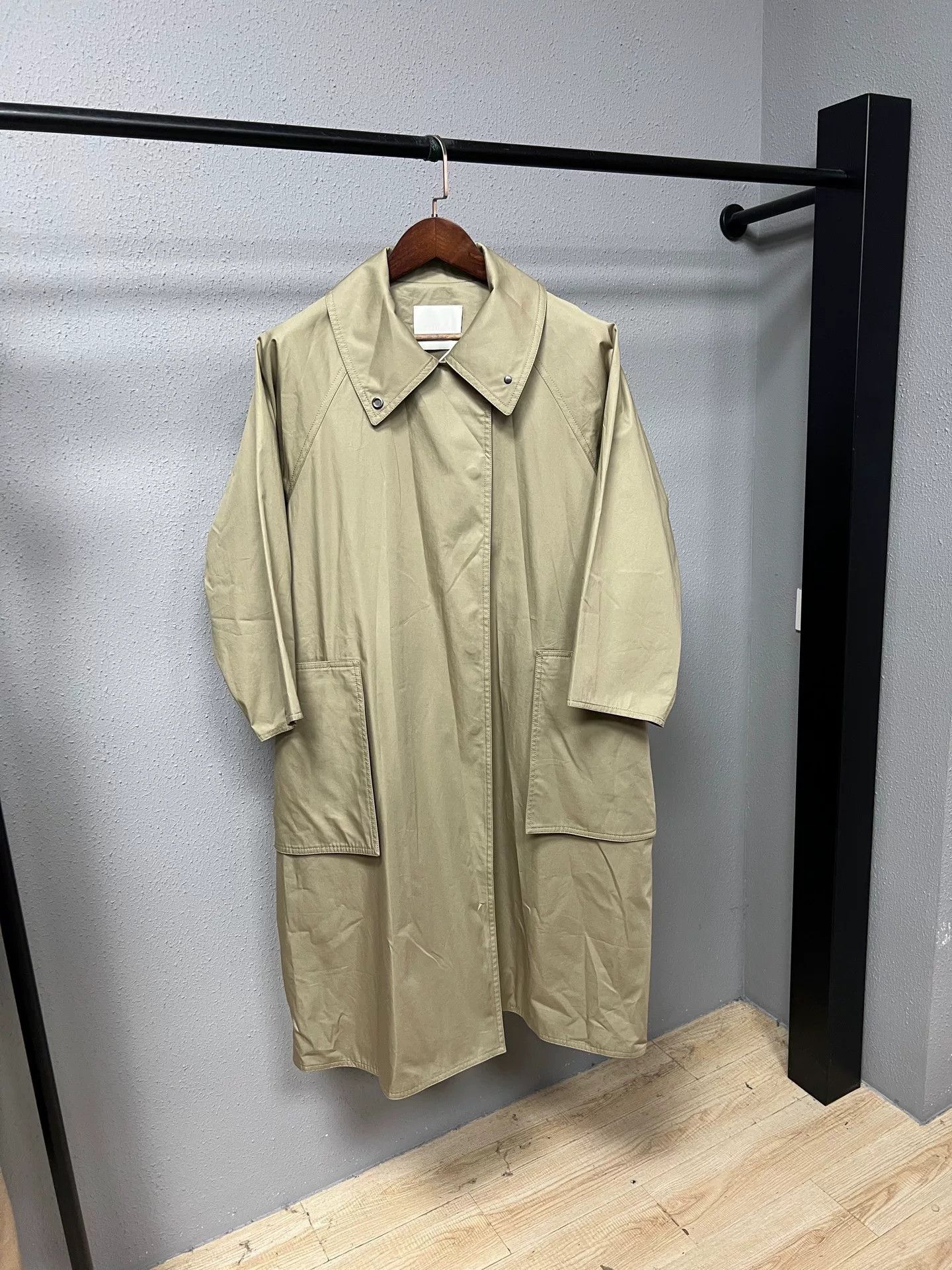 Kassl Editions khaki oversized trench coat Size XS / US 0-2 / IT 36-38 - 1 Thumbnail