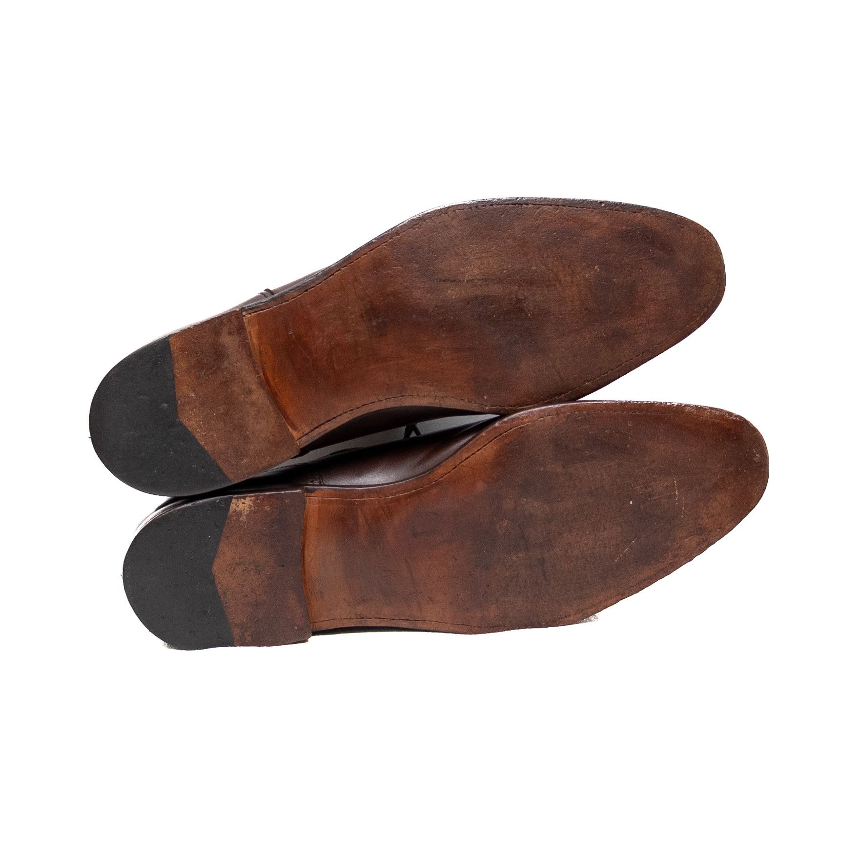 Peal And Co Peal & Co for Brooks Brothers Brown Leather Split Toe Derby Size US 11 / EU 44 - 9 Thumbnail