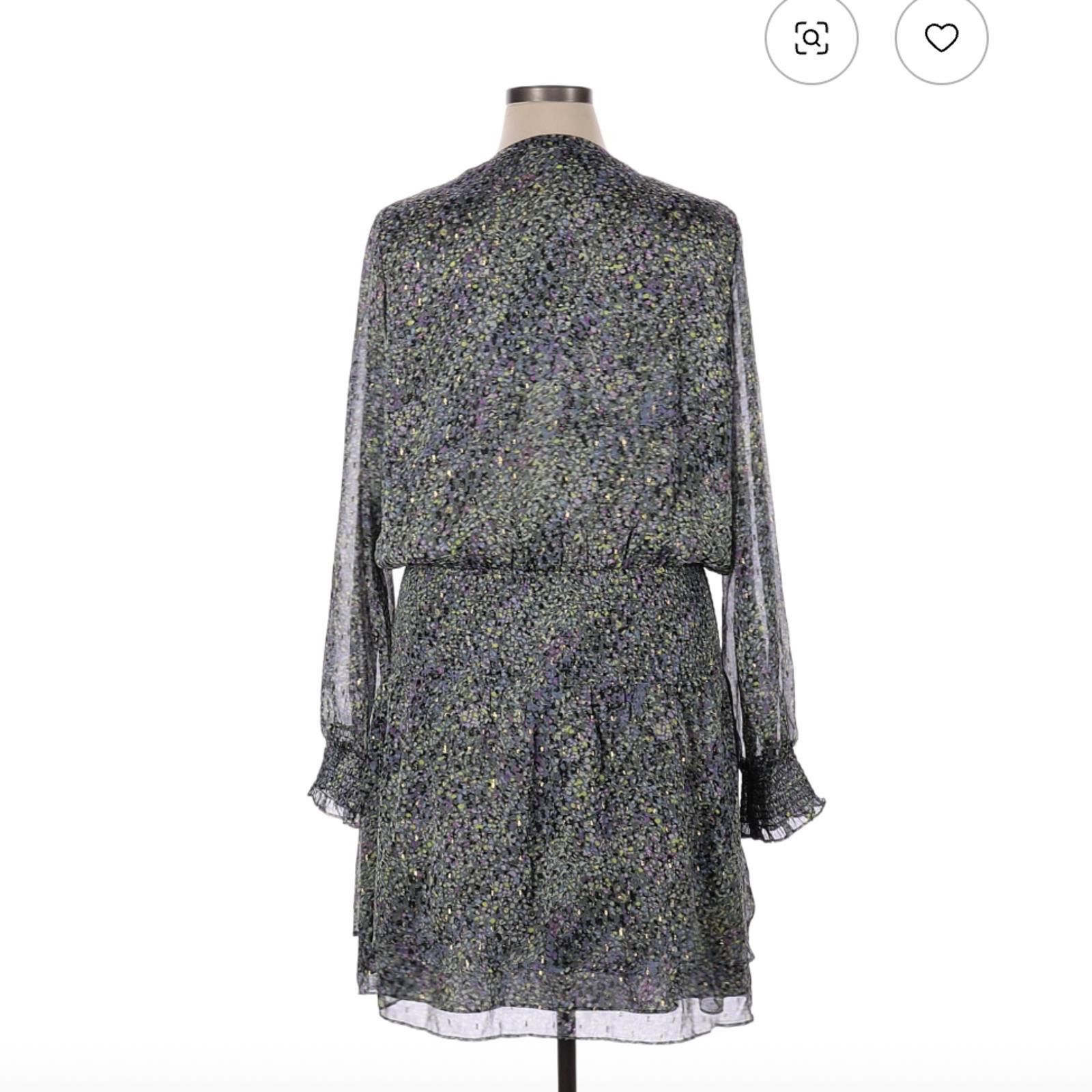 Other White House Black Market Purple Multi Casual Dress Size XL Size XL / US 12-14 / IT 48-50 - 2 Thumbnail
