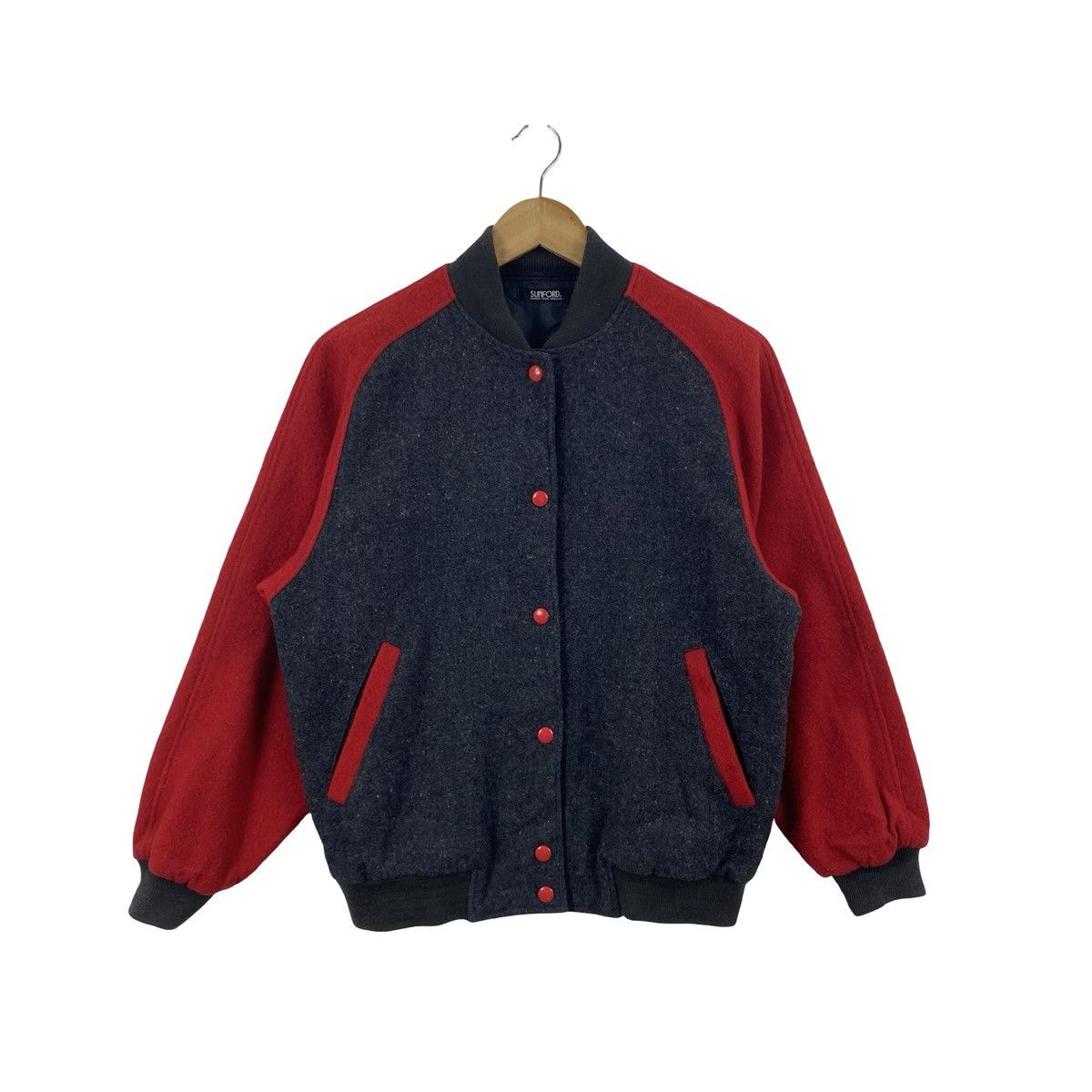 Vintage Vintage SUNFORD JUNIOR Total Fashion Vintage Varsity Bomber Size US M / EU 48-50 / 2 - 4 Thumbnail