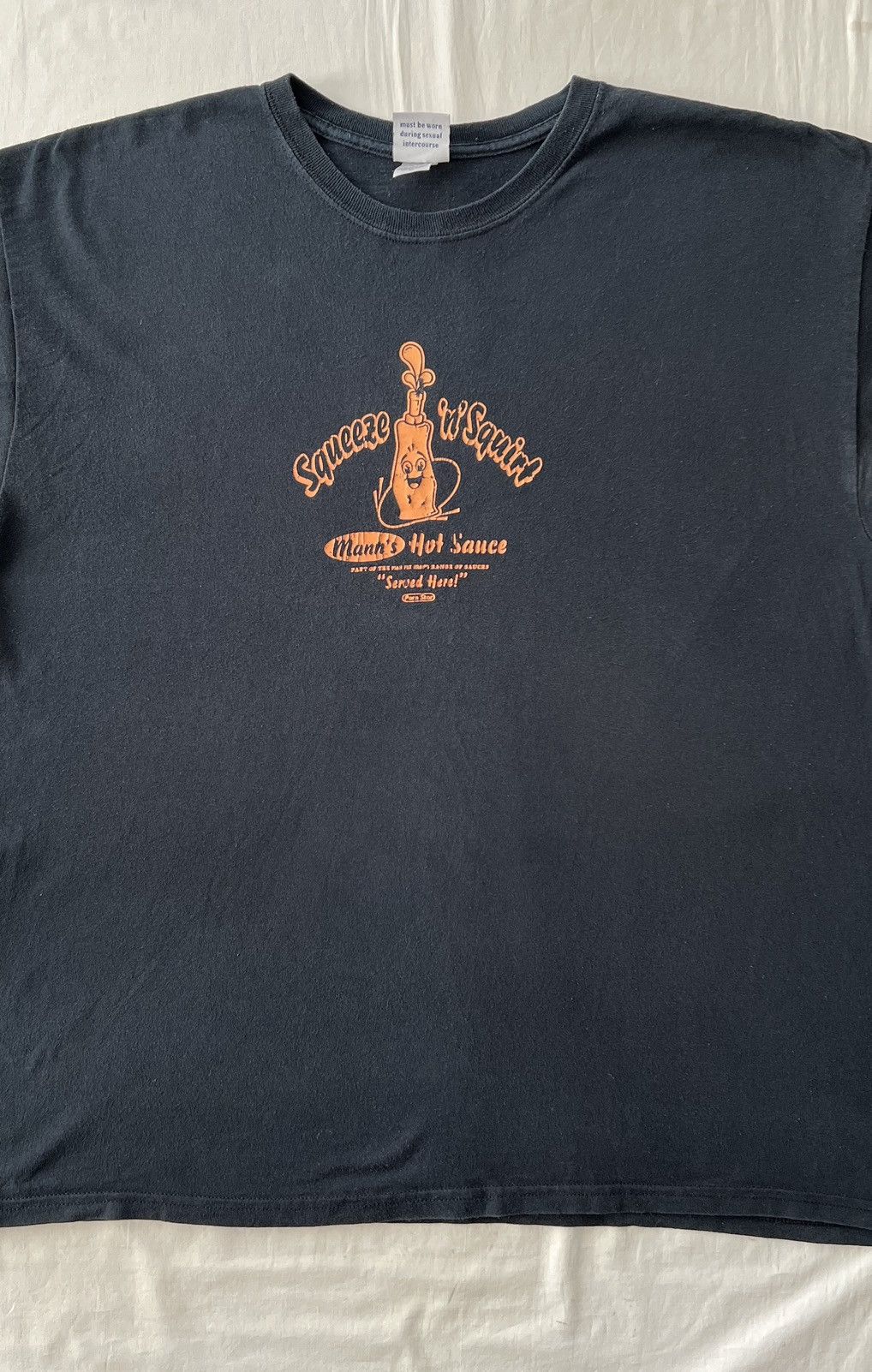 Vintage Vintage Porn Star Squeeze Hook-ups Black T-shirt Size US XL / EU 56 / 4 - 5 Thumbnail