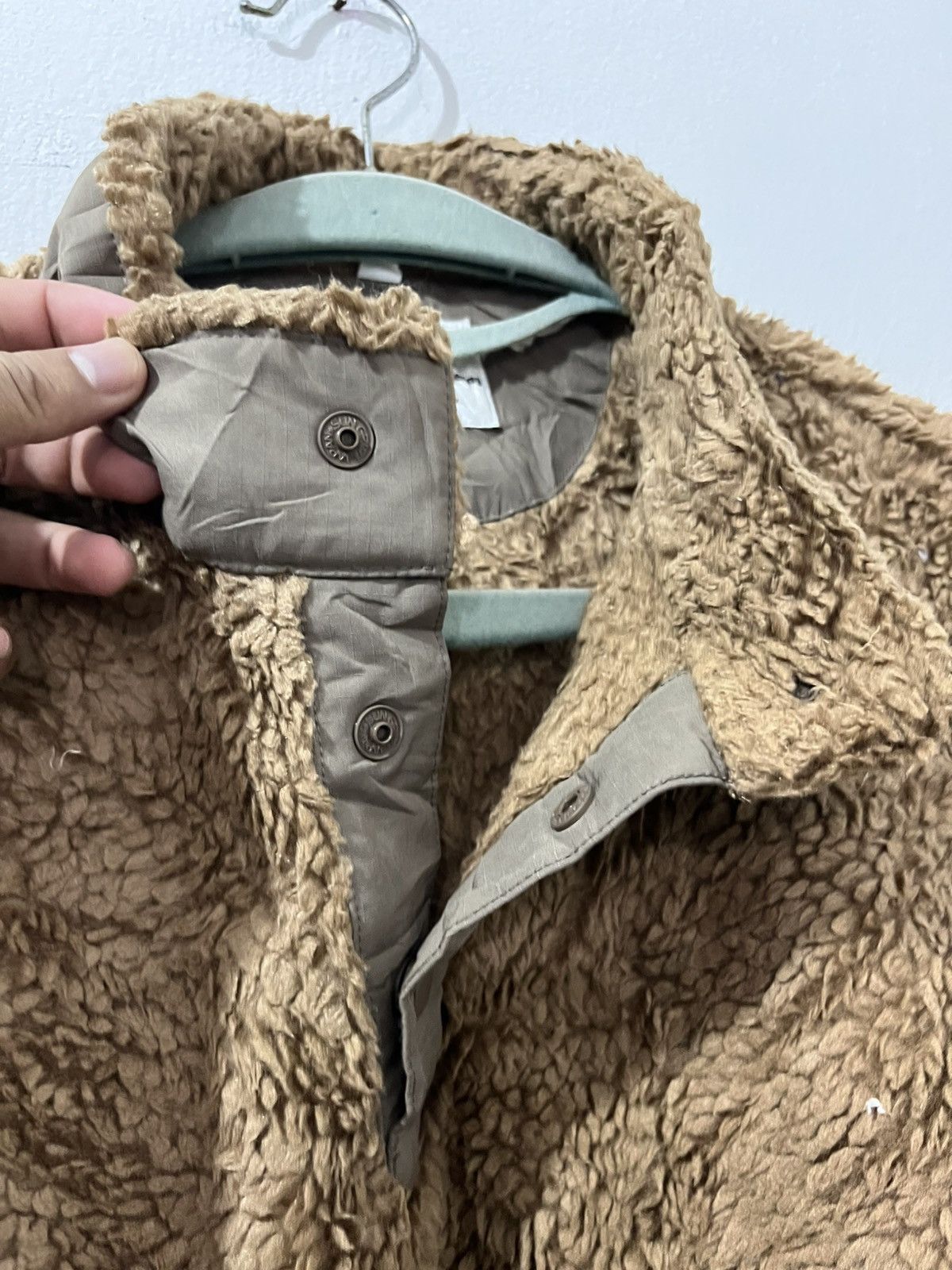Uniqlo × White Mountaineering 🔥White Mountaineering🔥 Deep Pile Sherpa Buttoned Outerwear Size US L / EU 52-54 / 3 - 6 Thumbnail