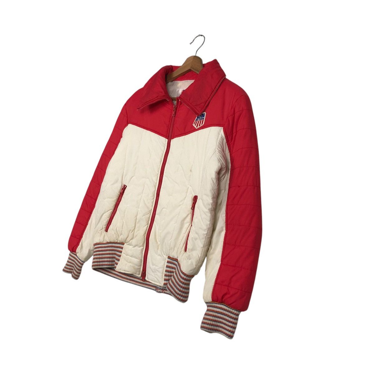 Japanese Brand 📌Vintage Bomber Jacket Us Ski Team Descente Rare Design Size US M / EU 48-50 / 2 - 3 Thumbnail