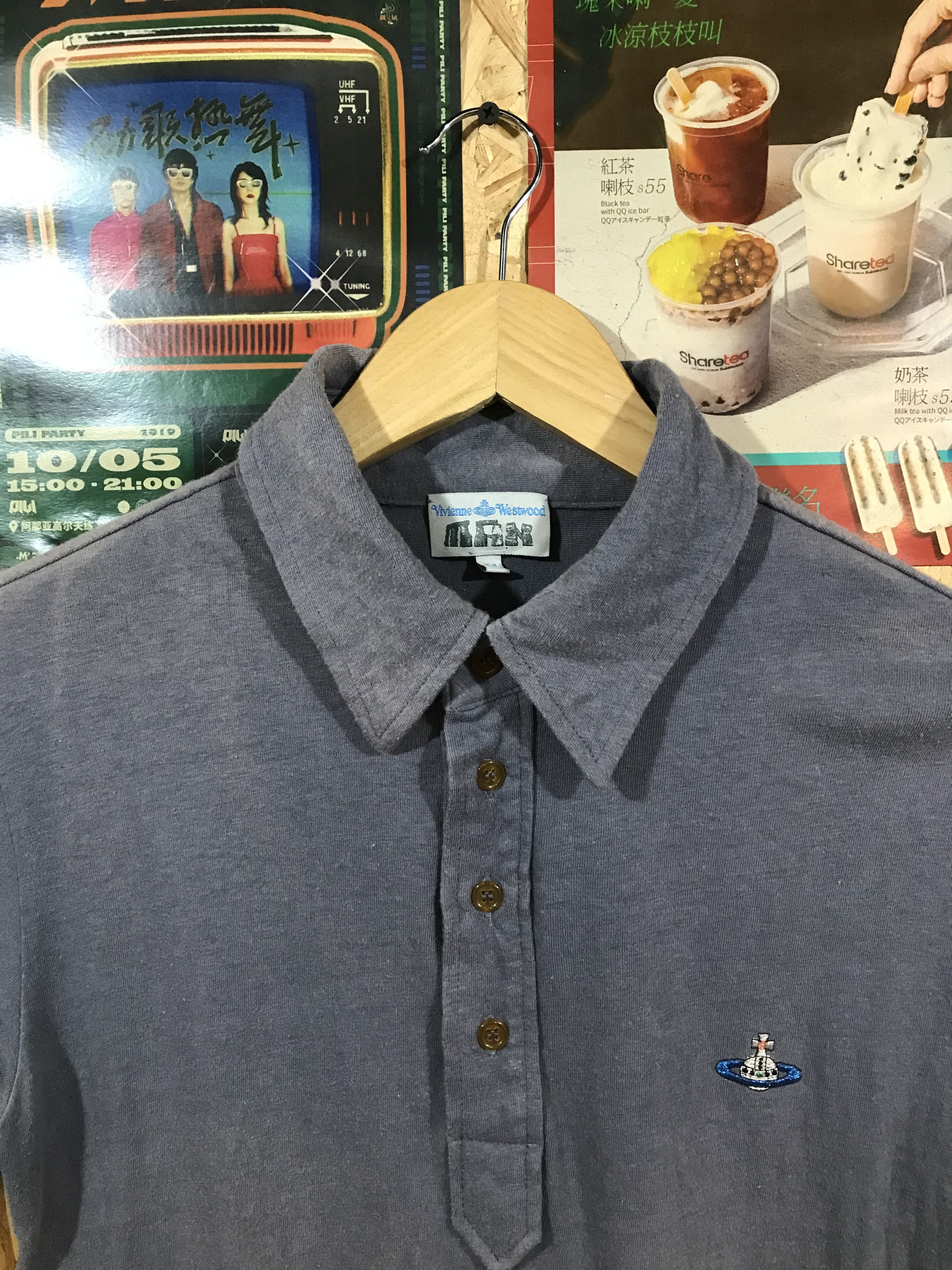 Japanese Brand × Vivienne Westwood Vivienne Westwood Sunfaded Polos Size S / US 4 / IT 40 - 3 Thumbnail
