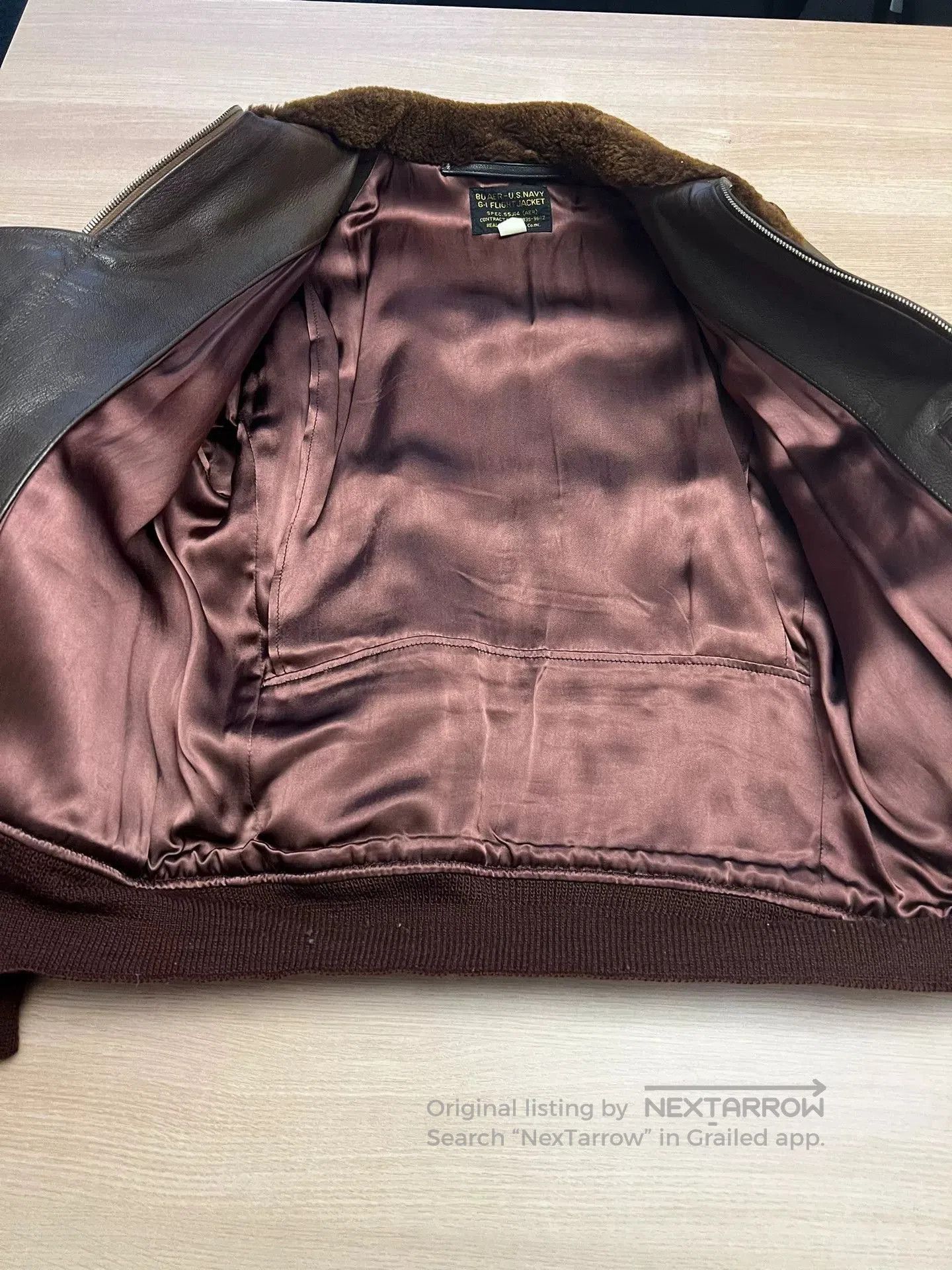 The Real McCoy's the real mccoys flight jacket g1 version. Size US L / EU 52-54 / 3 - 4 Thumbnail