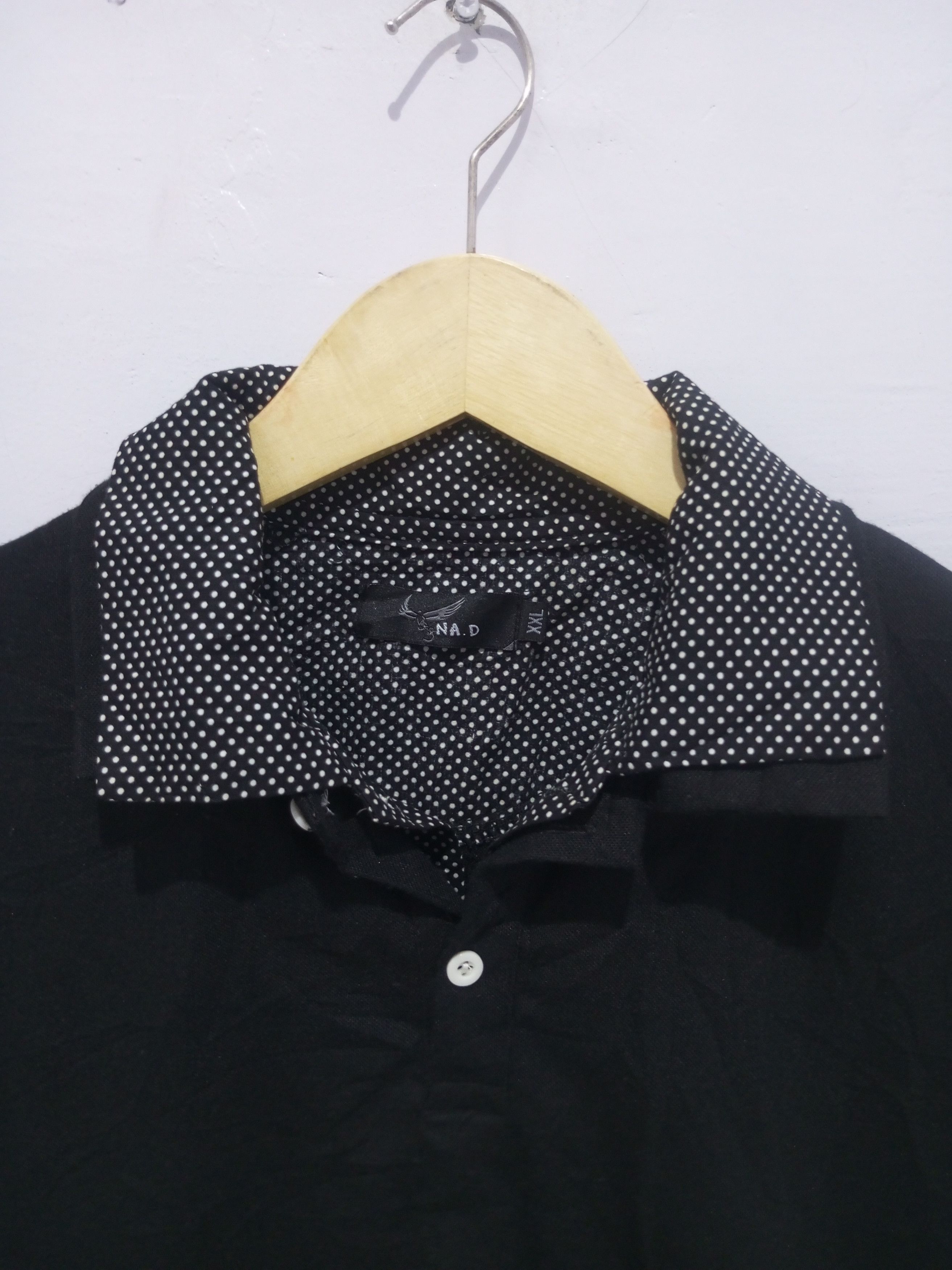 20471120 Vintage japanese NA.D double colar double layer polo shirt Size US L / EU 52-54 / 3 - 4 Thumbnail