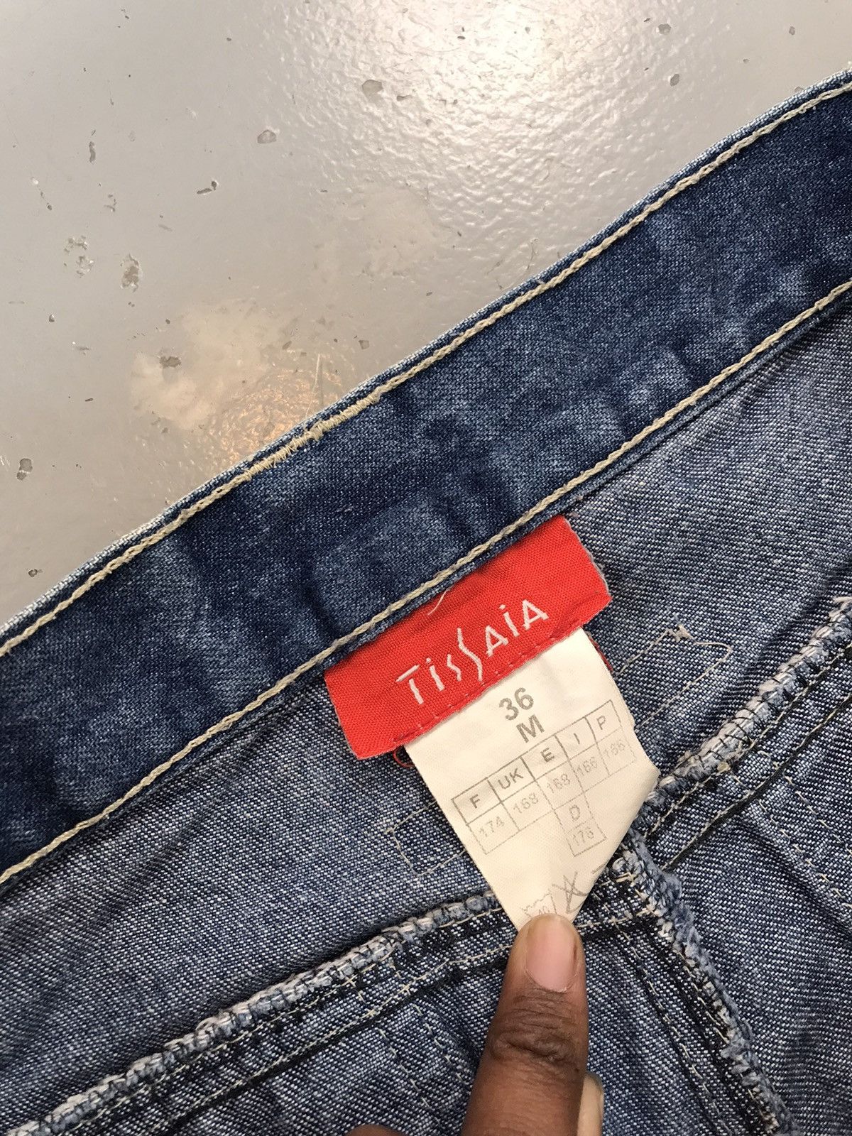 Vintage Vintage tissaia straight fit double knee denim Size US 28 / EU 44 - 7 Thumbnail