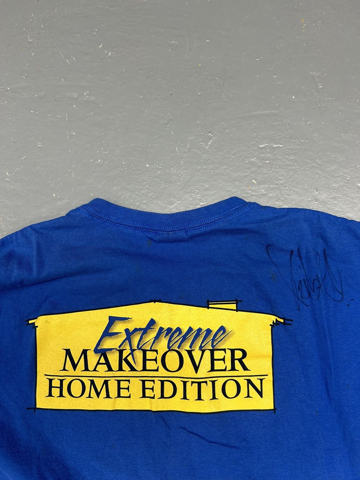 Vintage Crazy Vintage Y2K Signed Extreme Home Makeover Tee Shirt Size US XL / EU 56 / 4 - 2 Thumbnail