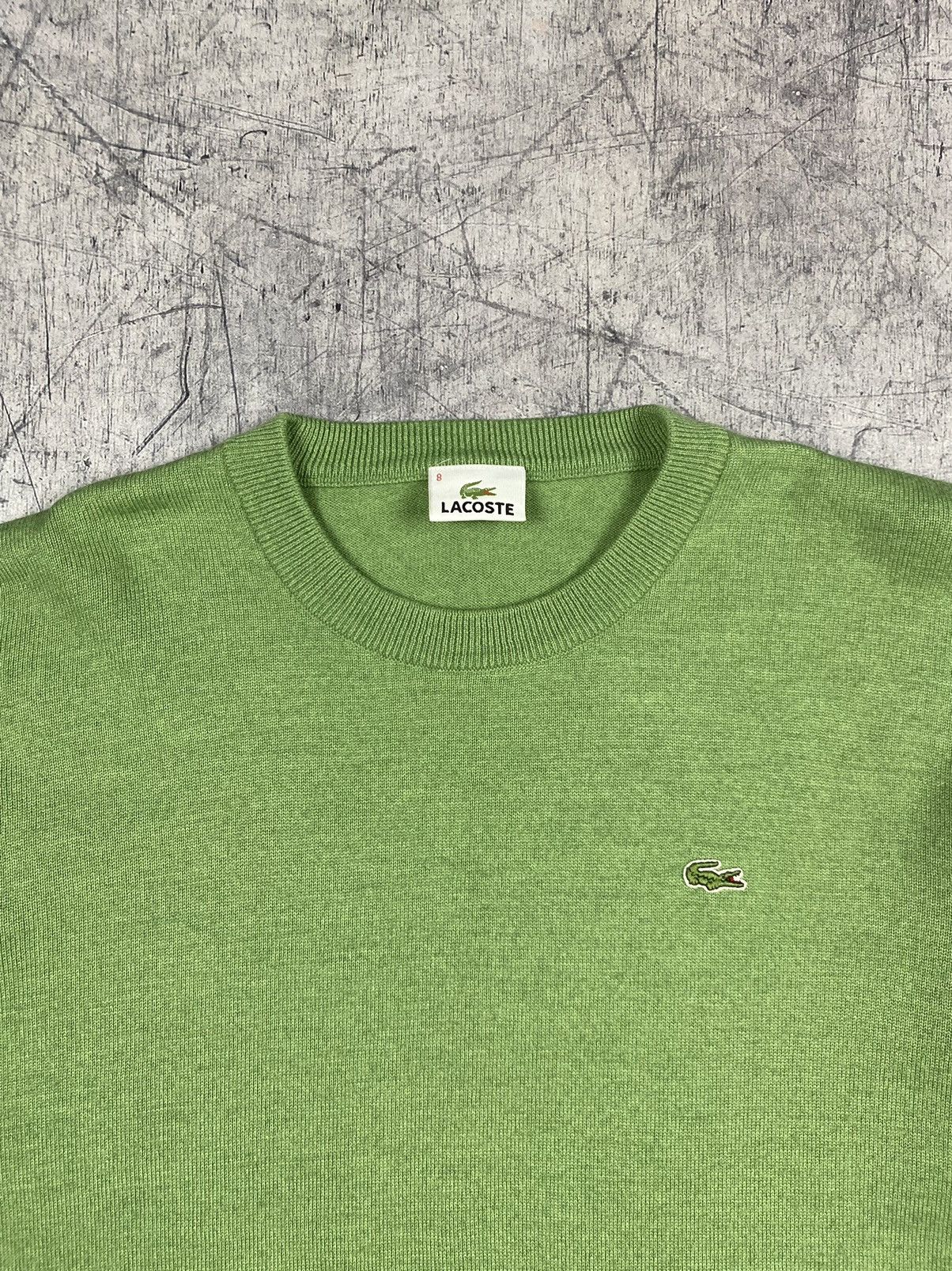 Lacoste × Vintage Vintage Lacoste Wool Sweatshirt Sweater Size US XL / EU 56 / 4 - 5 Thumbnail