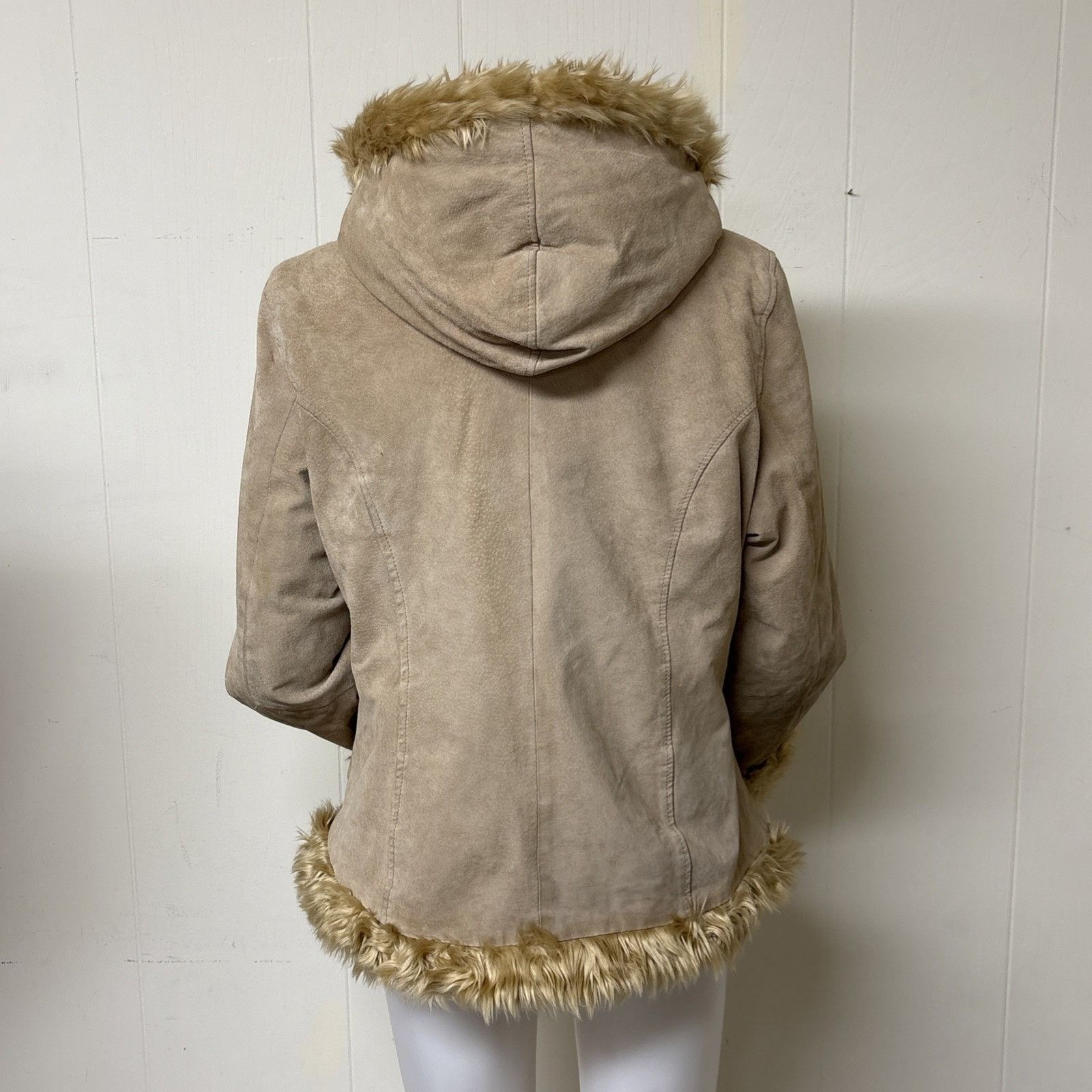 Other Vintage Penny Lane Hooded Coat Womens L Brown Embroidered Su Size L / US 10 / IT 46 - 11 Thumbnail