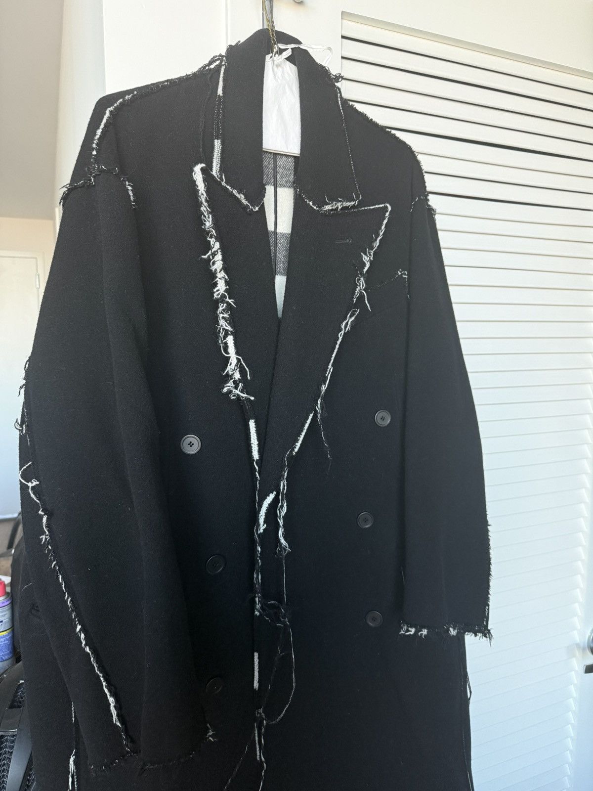 Balenciaga Balenciaga Raw Edge Coat Size US M / EU 48-50 / 2 - 1 Thumbnail