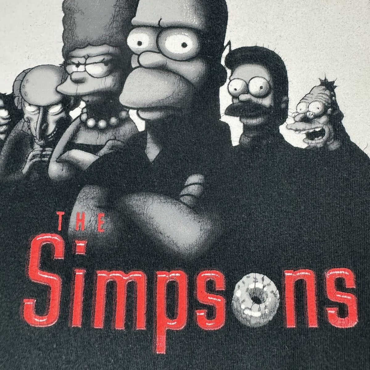 The Simpsons Vintage "The Simpsons" "The Sopranos" Parody T-shirt Size US XXL / EU 58 / 5 - 7 Thumbnail