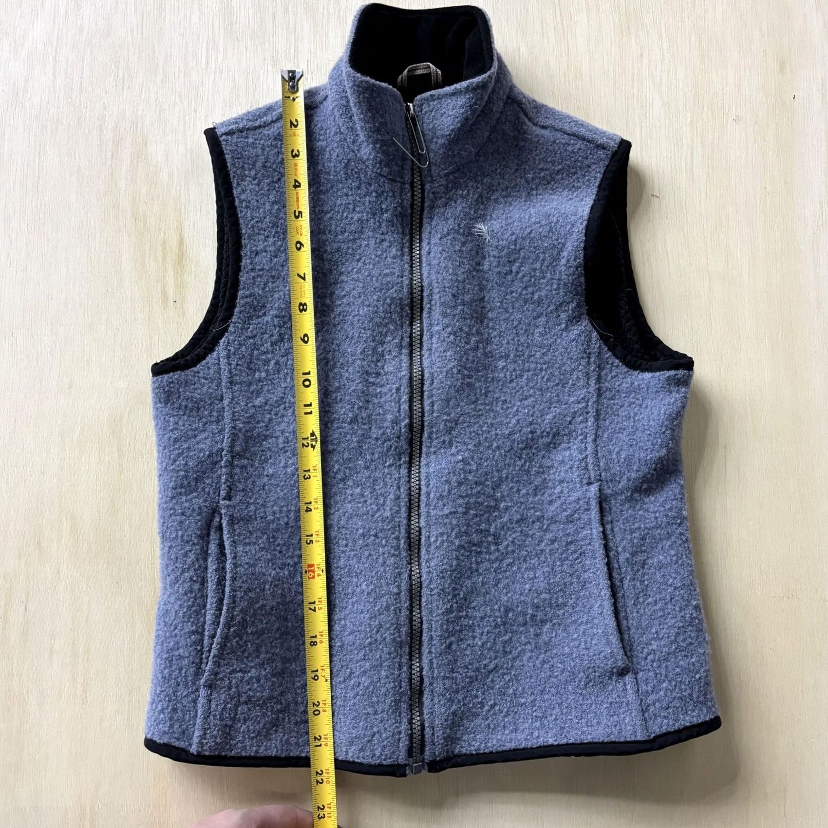Vintage Woolrich Vest Womens Small Blue Deep Opal Wool Fleece Zip Front Lined Outdoor Size S / US 4 / IT 40 - 5 Thumbnail
