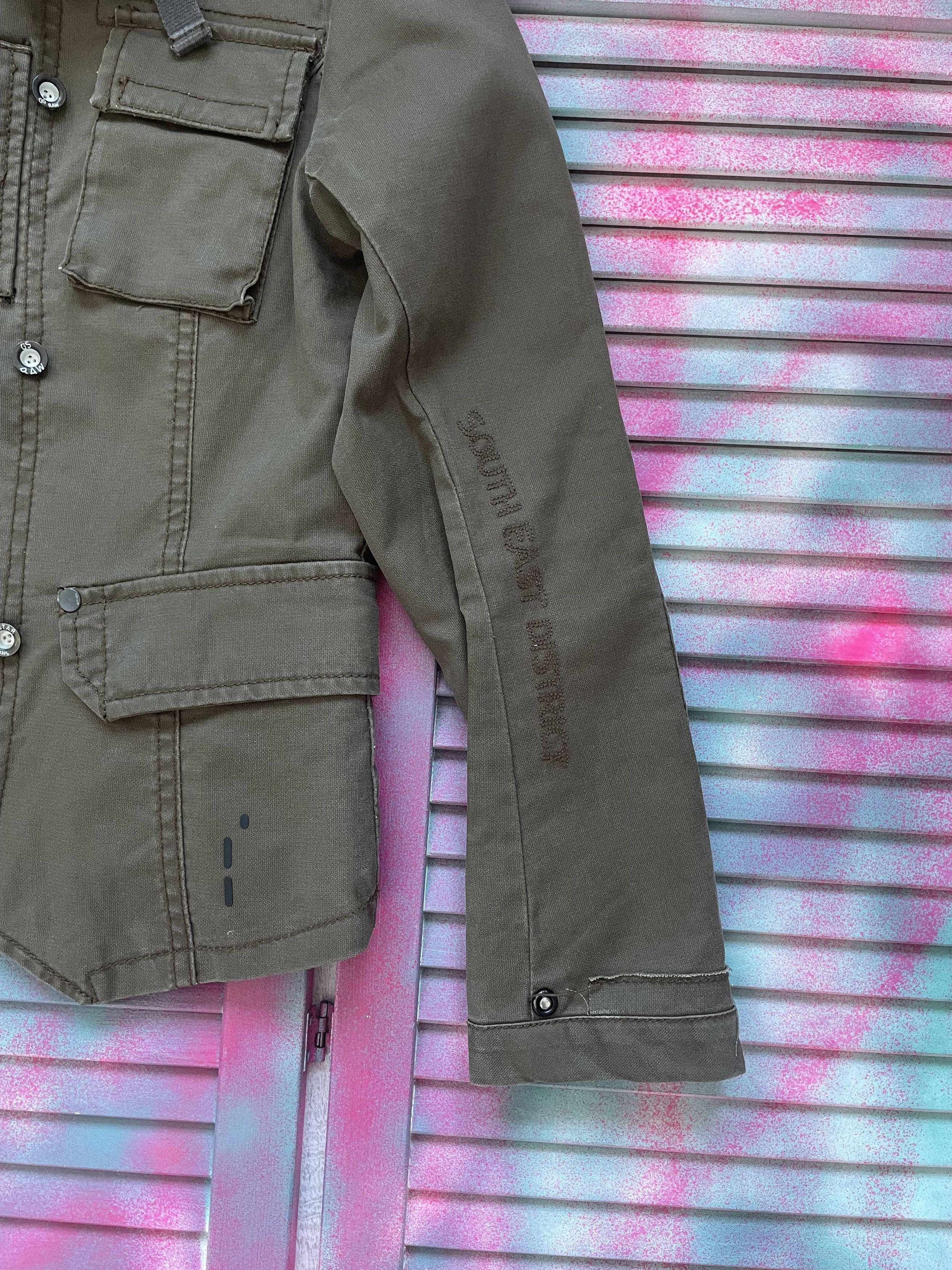 G-Star Vintage G-Star Raw Biker Style Women's Jacket Streetwear Size L / US 10 / IT 46 - 2 Thumbnail