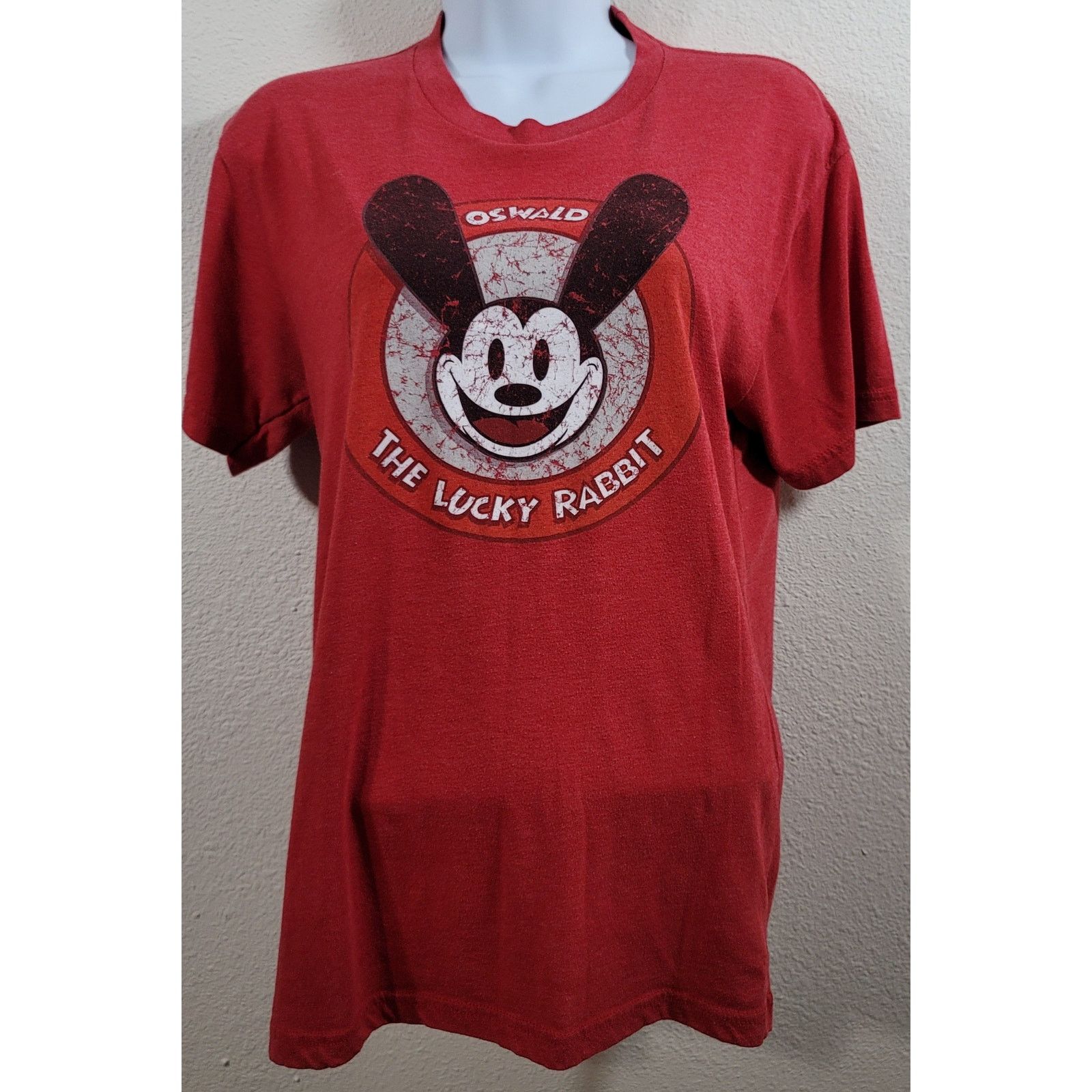 Disney Disneyland Red Oswald The Lucky Rabbit Small Distressed Size US S / EU 44-46 / 1 - 1 Thumbnail