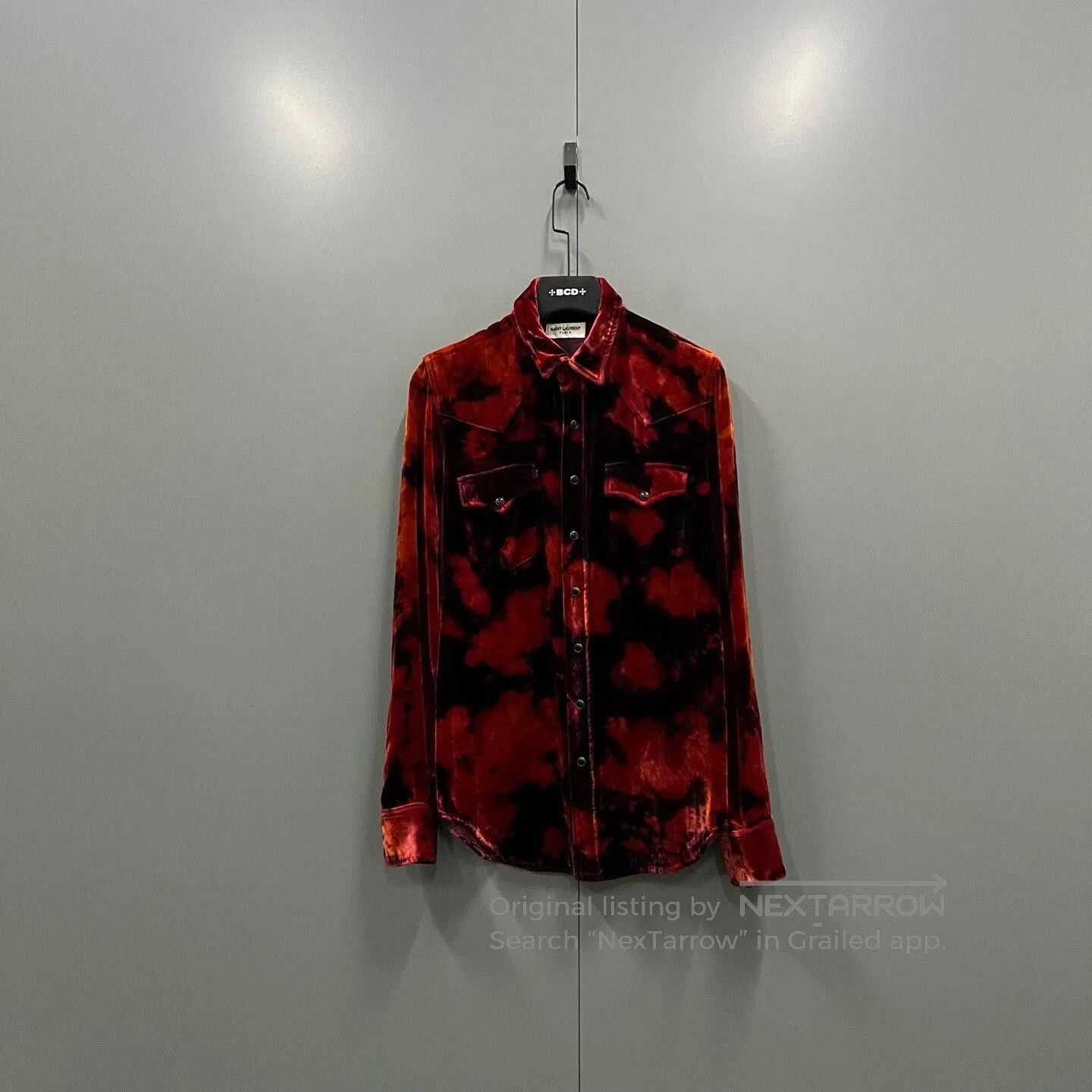 Saint Laurent Paris tie-dye single-button shirt by Saint Laurent. Size US M / EU 48-50 / 2 - 1 Thumbnail