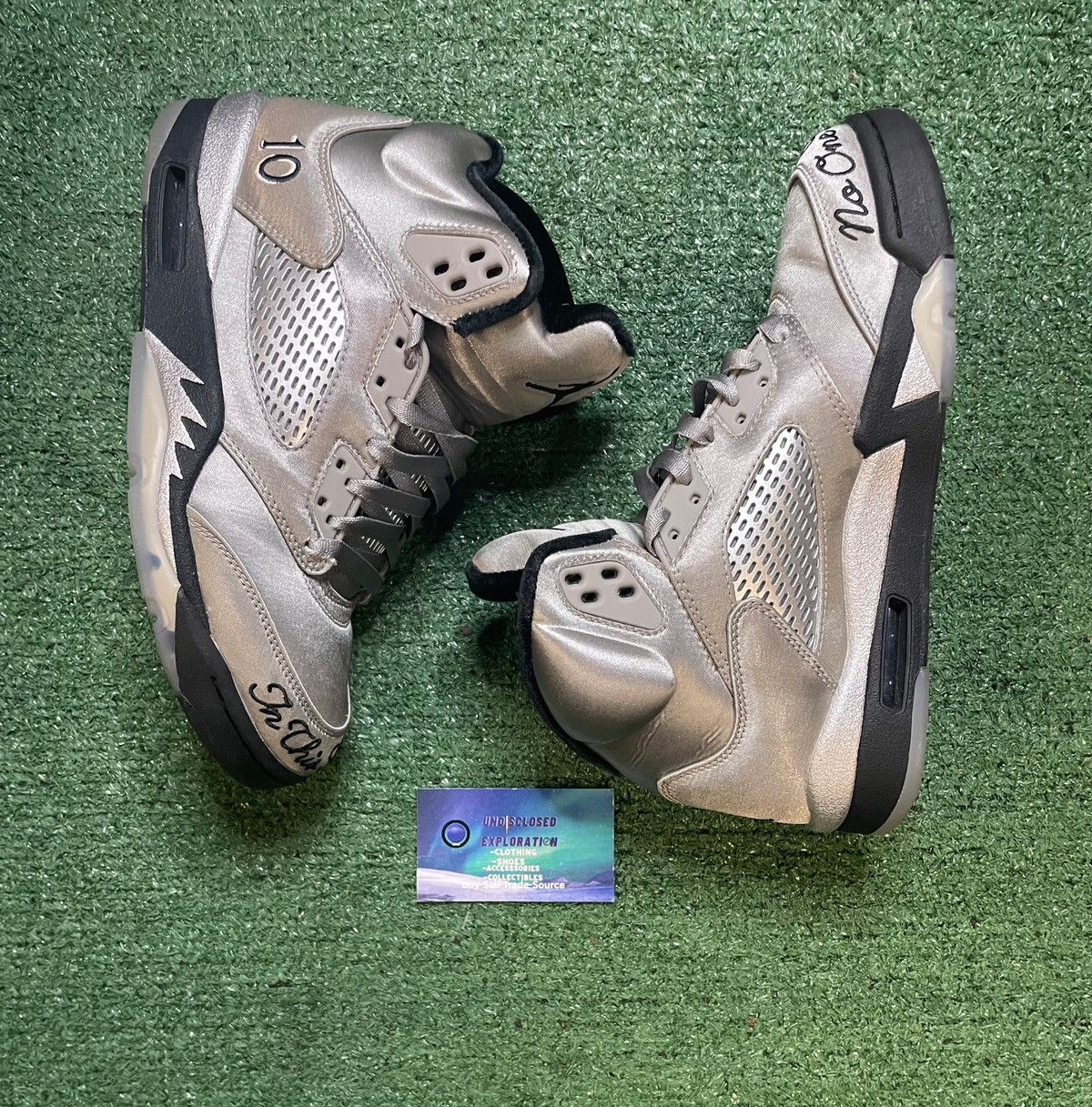 Jordan Brand Air Jordan 5 10th Anniversary wings size 7.5men/9women Size US 7.5 / EU 40-41 - 4 Thumbnail