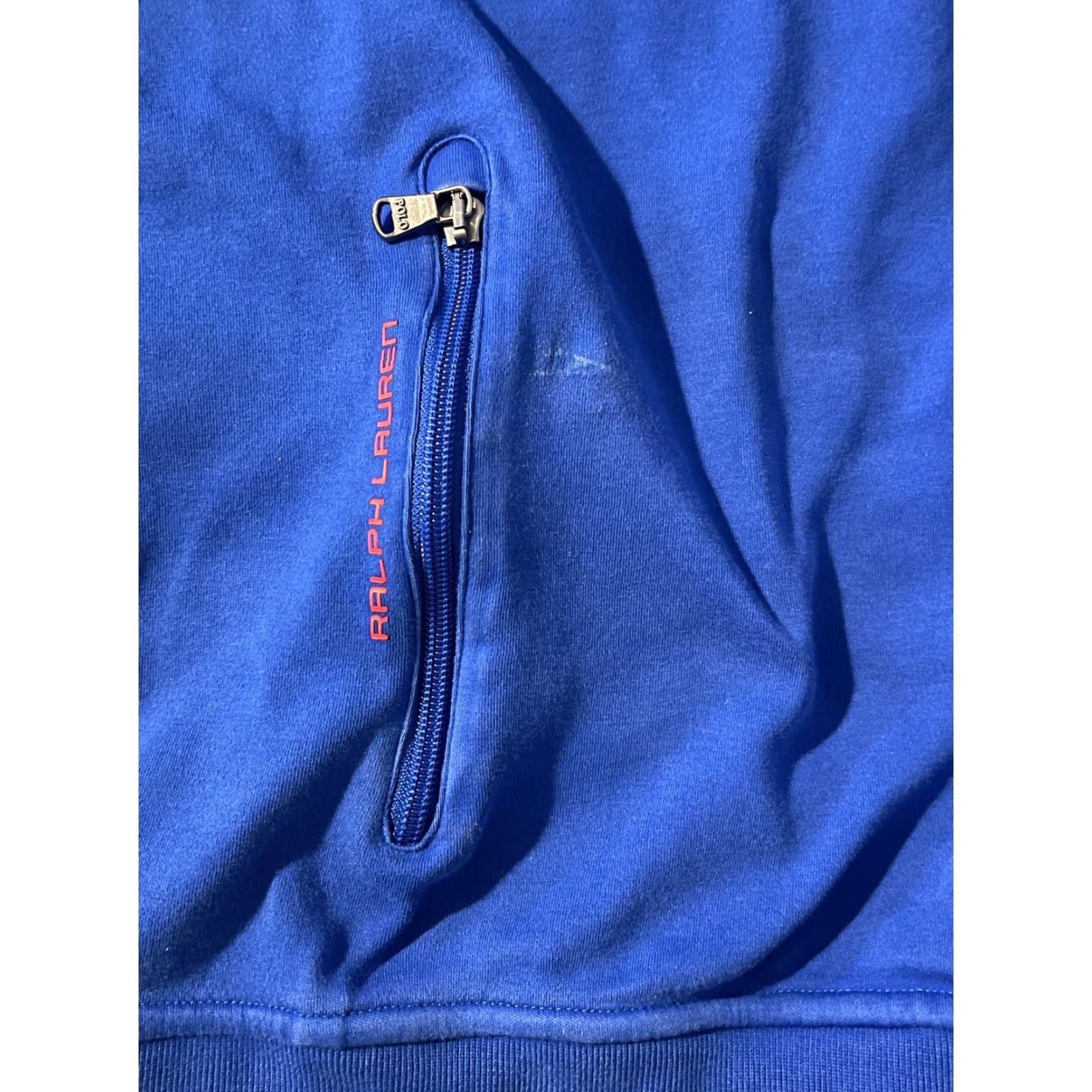 Polo Ralph Lauren Polo Ralph Lauren Performance Full Zip Jacket Royal Blue Large Mens Regular Size US L / EU 52-54 / 3 - 3 Thumbnail
