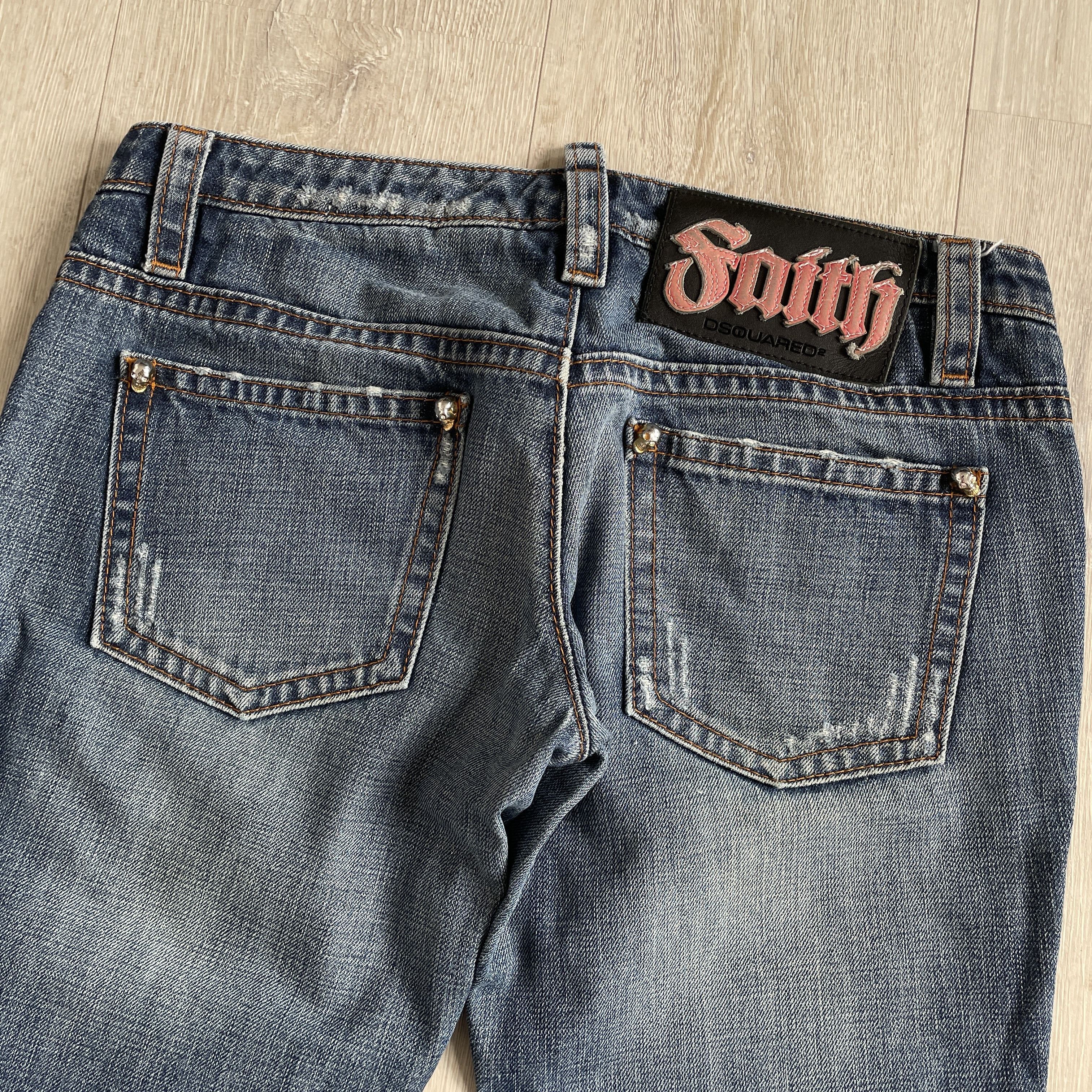 Dsquared2 Dsquared2 AW05 skull stud jeans Size 29" - 7 Thumbnail