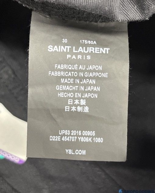 Saint Laurent Paris slp d01 Size US 30 / EU 46 - 3 Thumbnail